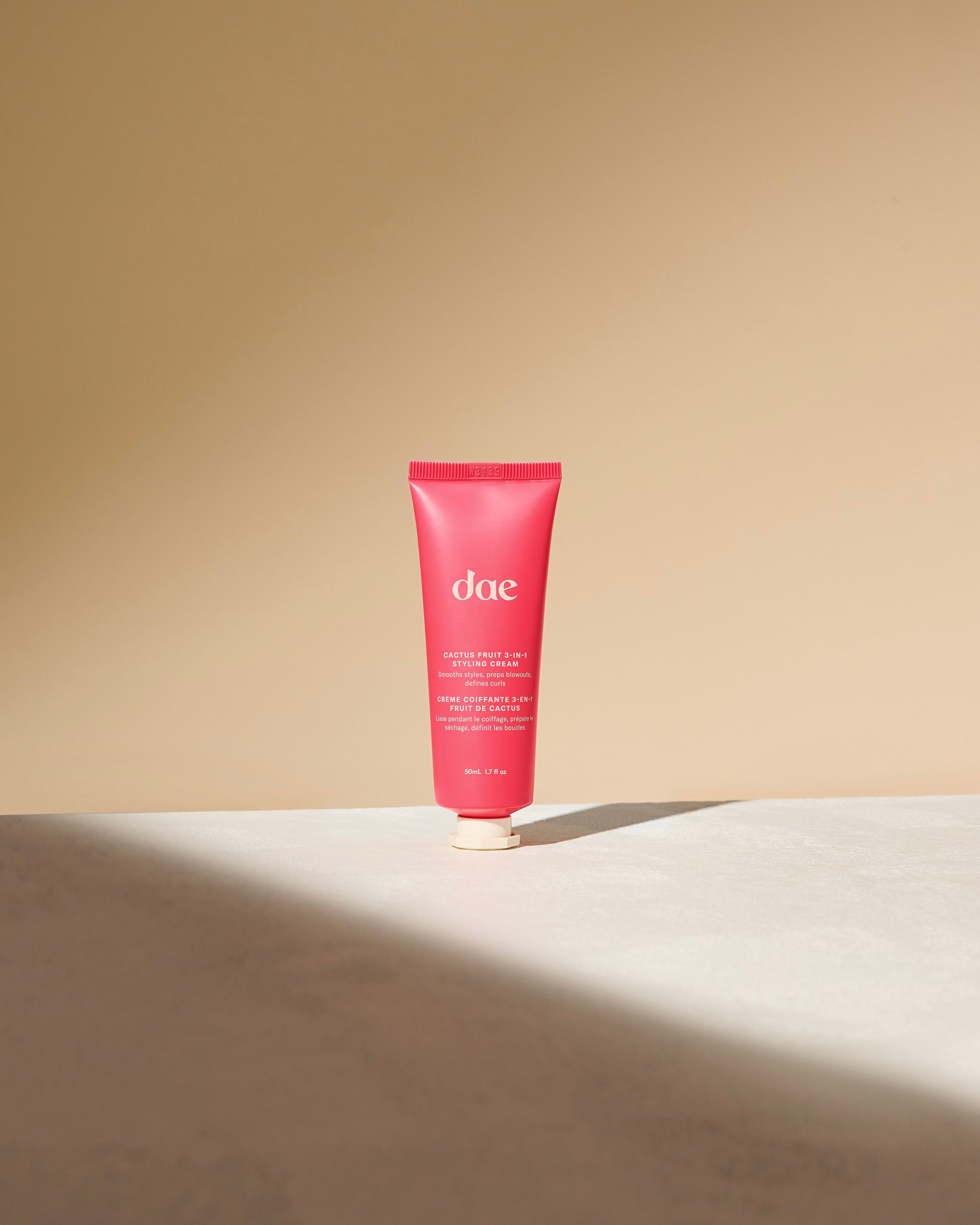 Cactus Fruit 3-in-1 Styling Cream for Hair - Mini Travel Size | Hydrating, Shine & Frizz Control | Perfect for Travel, Gym & Everyday Styling