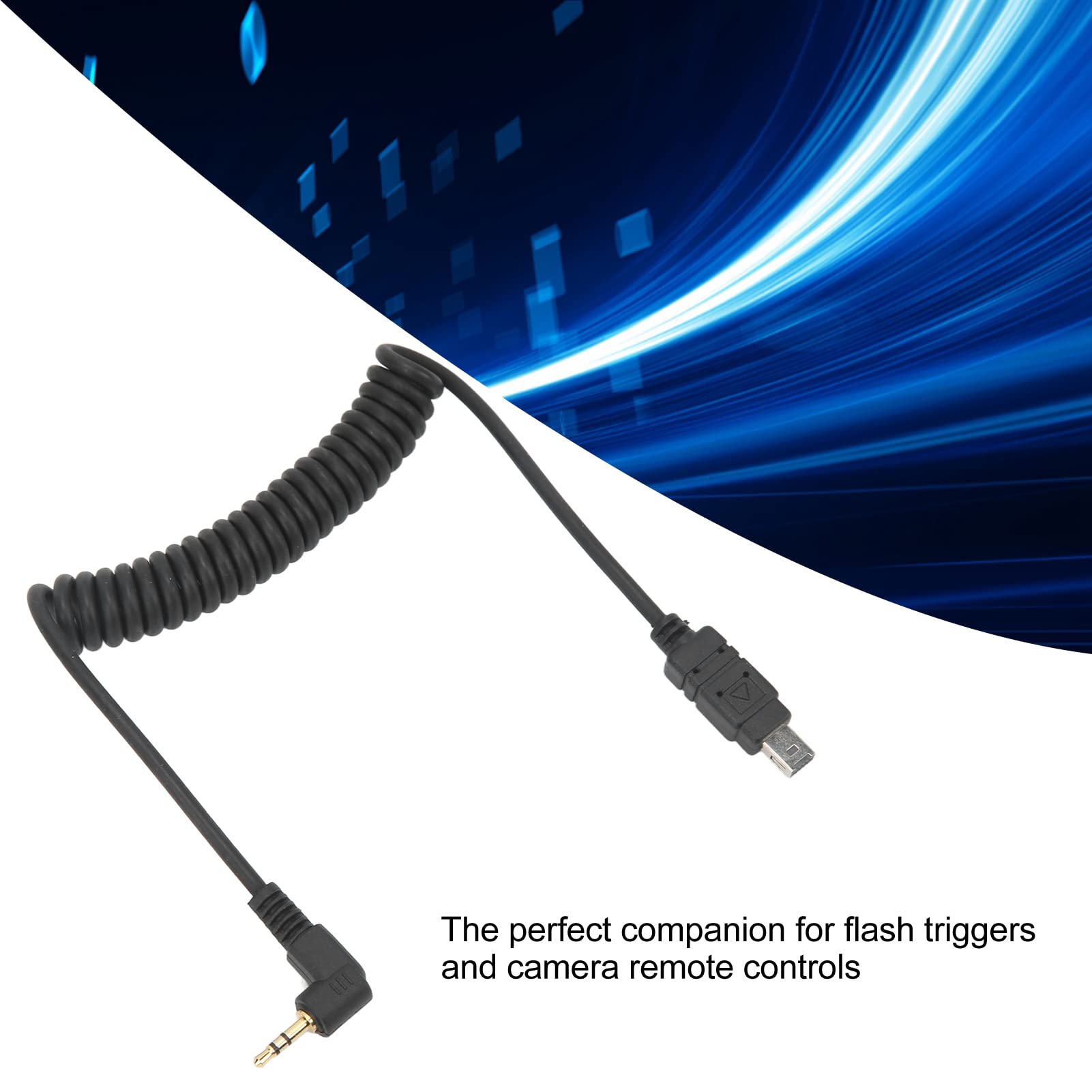 Nikon N3 Shutter Release Cable - 2.5mm Replacement Remote Cord for D7200, D7000, D5100, D5000, D3200, D3100, D90, Df, D750, D610, D600 - Perfect for Long Exposure & Group Photography