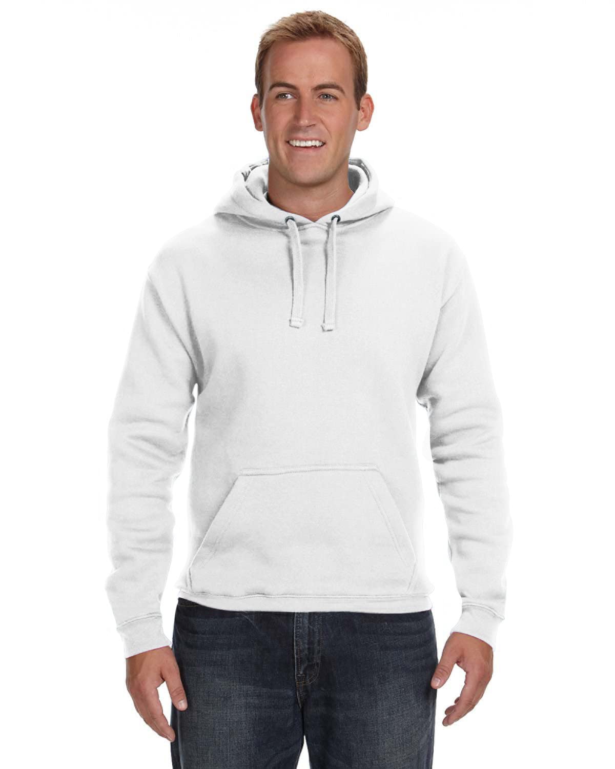 Premium Fleece Pullover Hoodie for Adults - Soft & Warm Winter Hooded Sweatshirt (White, 2XL) - Cozy Loungewear for Men & Women at Home or Outdoors