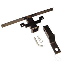 Club Car Trailer Hitch for 1981-Up DS Golf Cart - Heavy Duty Bumper Receiver - Perfect for Hauling, Towing & Outdoor Adventures