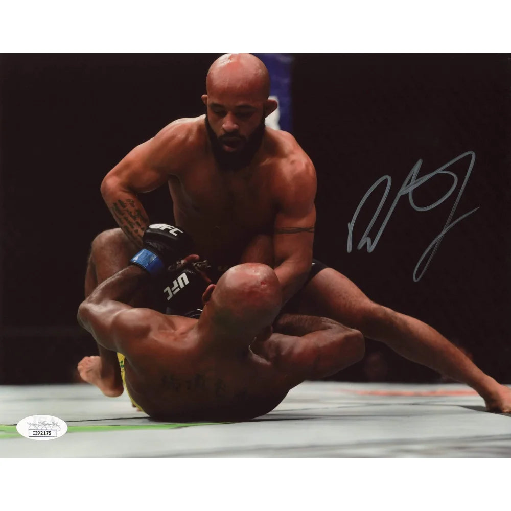 Demetrious Johnson Autographed 8x10 Photo - UFC Fighter Signed Memorabilia with JSA COA - Mighty Mouse Punch - Perfect for MMA Fans, Collectors, and Sports Memorabilia Displays