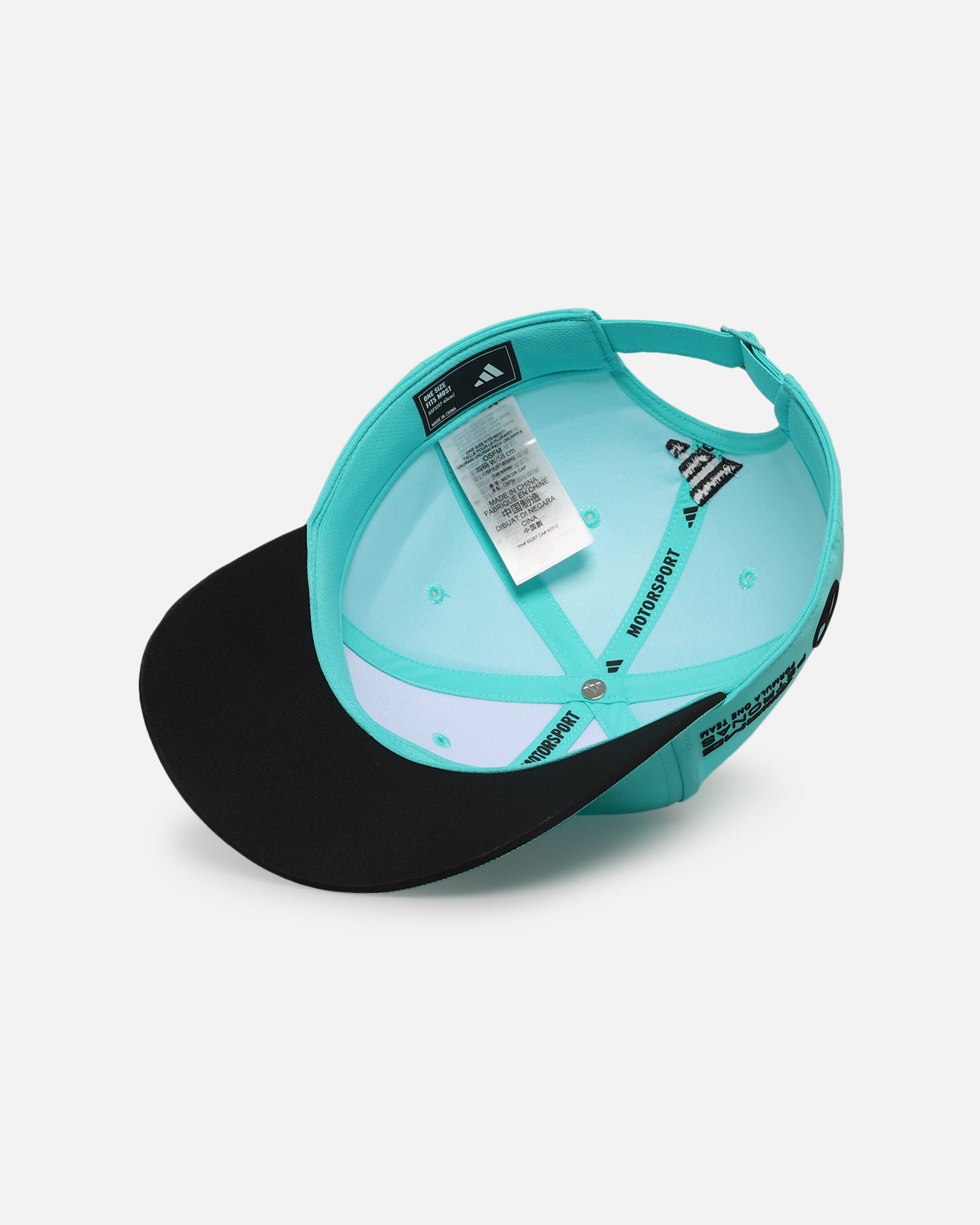 Adidas x Mercedes AMG PETRONAS Formula One 2025 F1 Driver Snapback Cap - Black - Official Motorsport Hat for Racing Fans & F1 Enthusiasts - Perfect for Grand Prix Events & Casual Wear