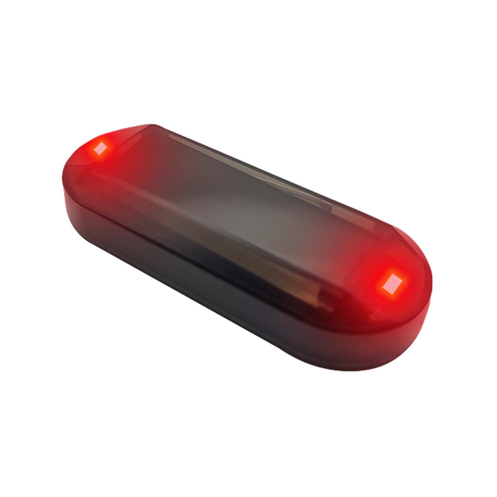 Solar-Powered Fake LED Flashing Car Alarm Light - Universal Waterproof Vehicle Security Light for Cars, Motorcycles & Trucks | Deter Theft with Realistic Blinking Effect | Perfect for Parking Lots, Garages & High-Crime Areas