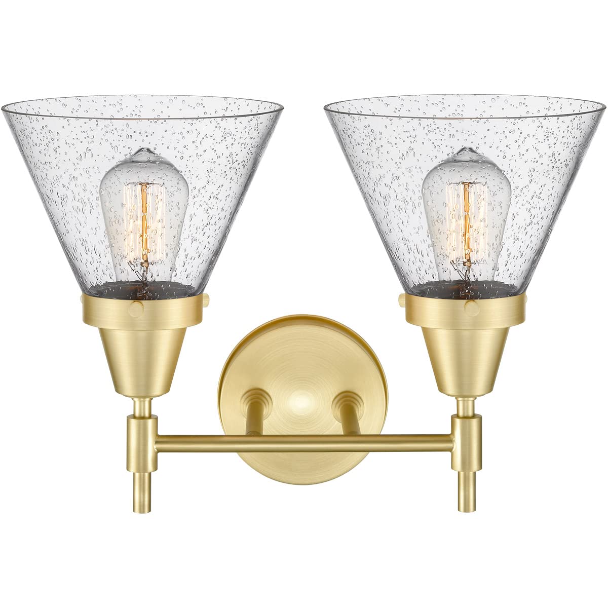 Restoration LED Bathroom Vanity Light Fixture - 2W Brass Finish, Energy Efficient LED Lighting for Modern Bathrooms, Perfect for Home Renovation and Spa-Like Ambiance