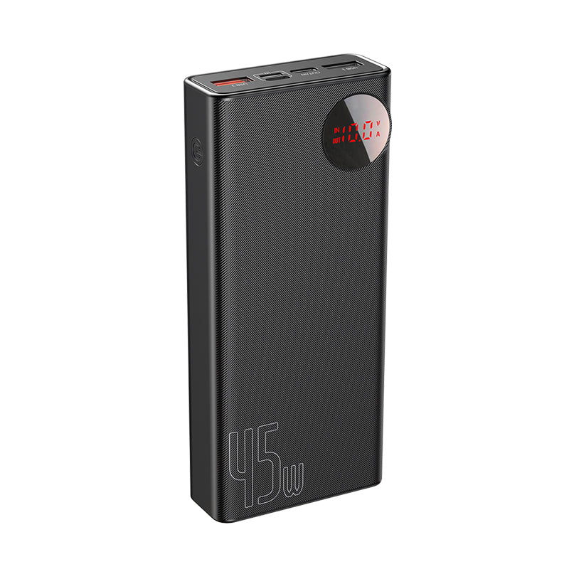 45W 20,000mAh Fast Charging Power Bank - Portable External Battery Pack for iPhone, Samsung, Laptop - Perfect for Travel, Camping & Emergency Backup