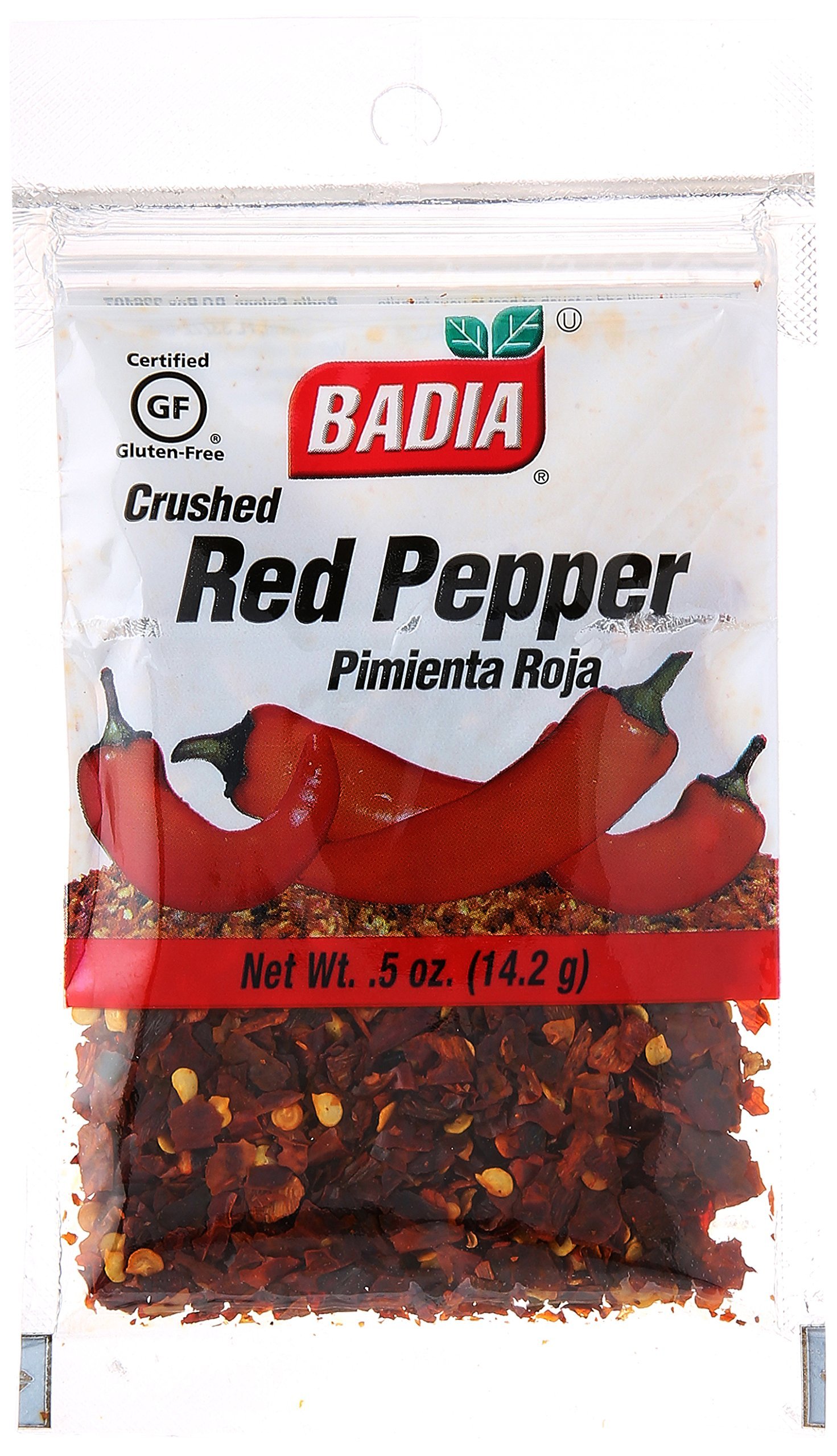 Badia Crushed Red Pepper 0.5 oz | Premium Spice for Cooking, Pizza, Pasta & Grilling | Adds Flavor to Soups, Salads & Meat Dishes