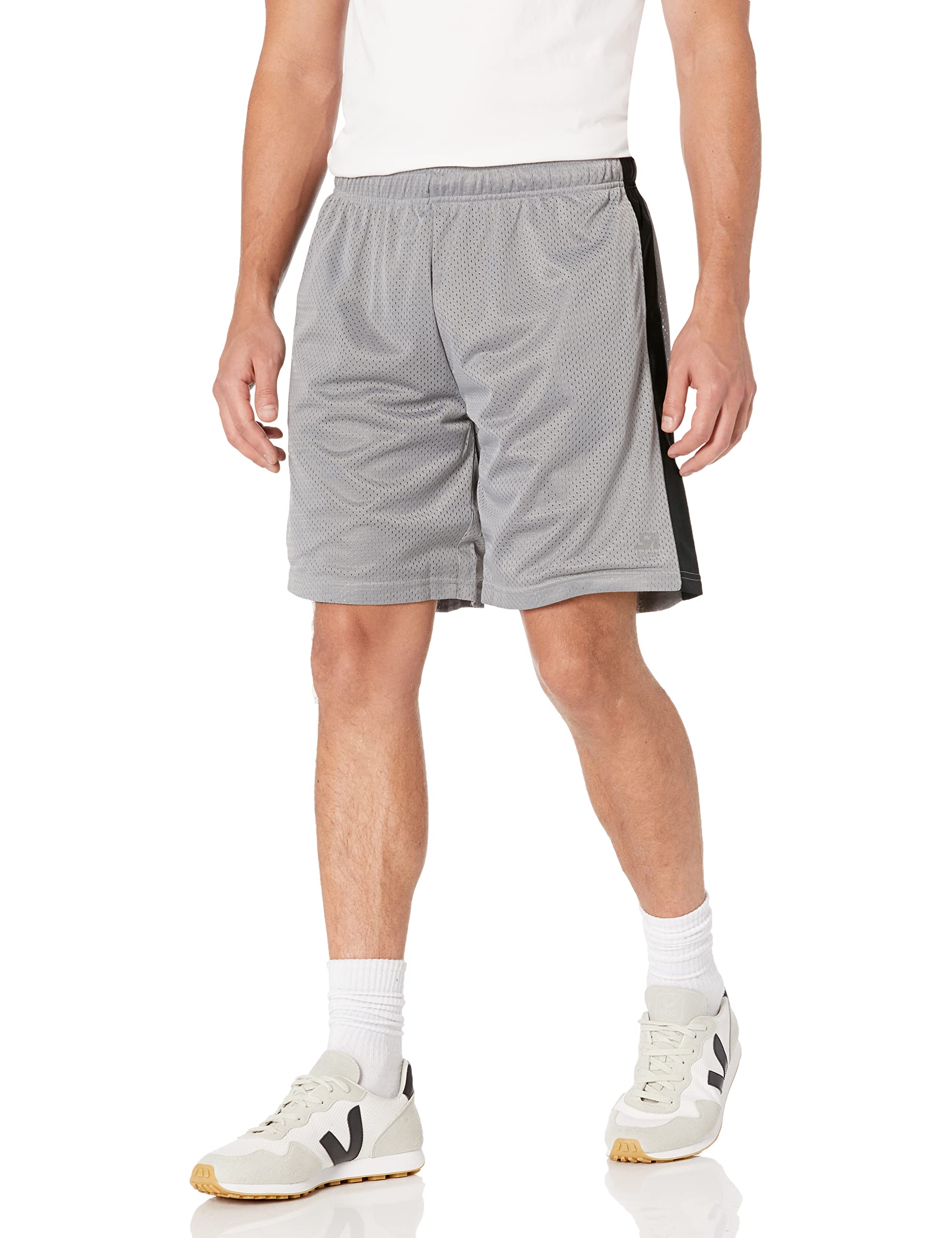 Southpole Men's Basic Mesh Athletic Shorts - Lightweight, Breathable & Comfortable for Running, Gym Workouts & Casual Wear