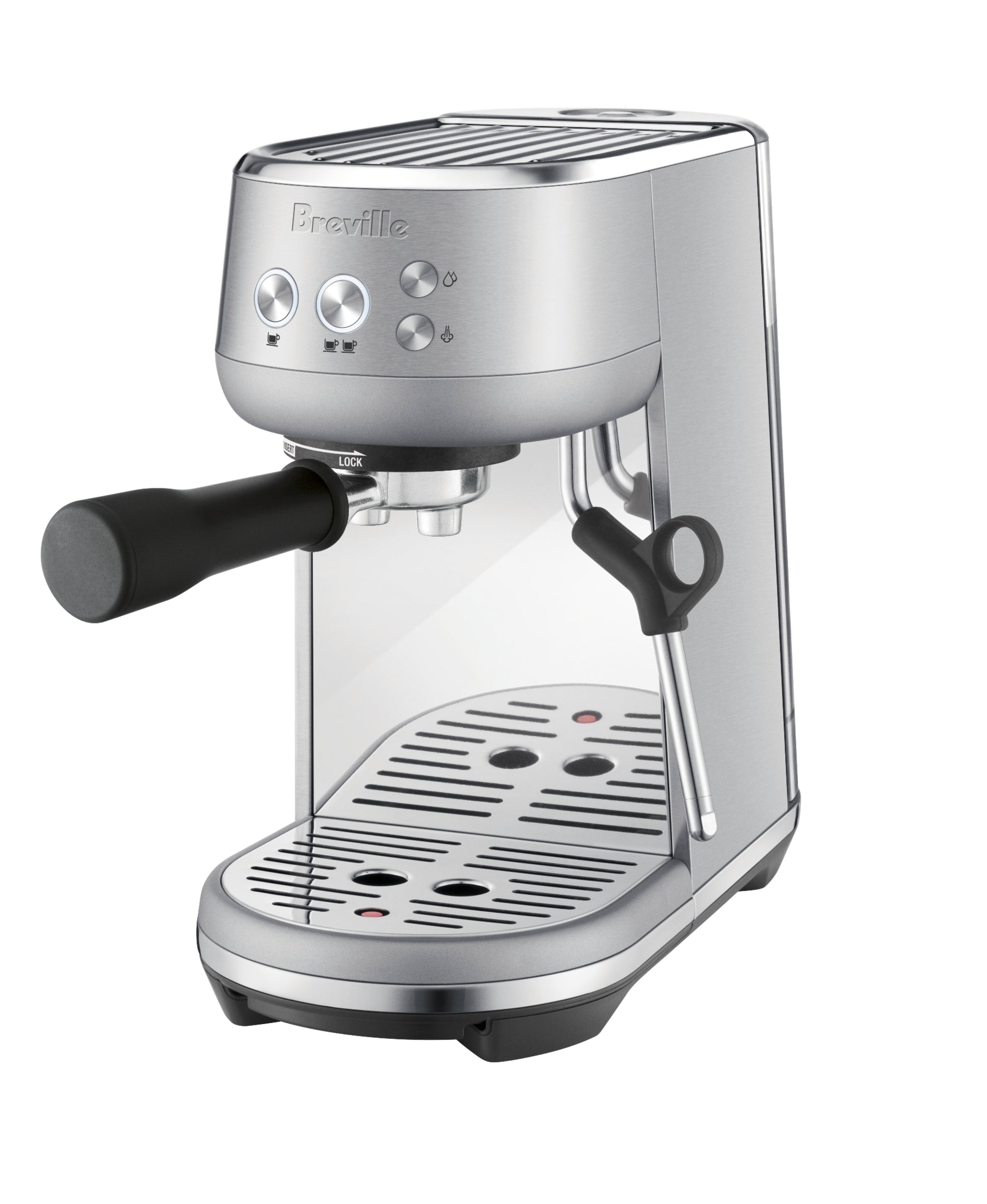 Breville Bambino BES450BSS1BUS1 Espresso Machine - Compact & Fast for Home Barista Coffee Lovers | Perfect for Small Kitchens & Office Use