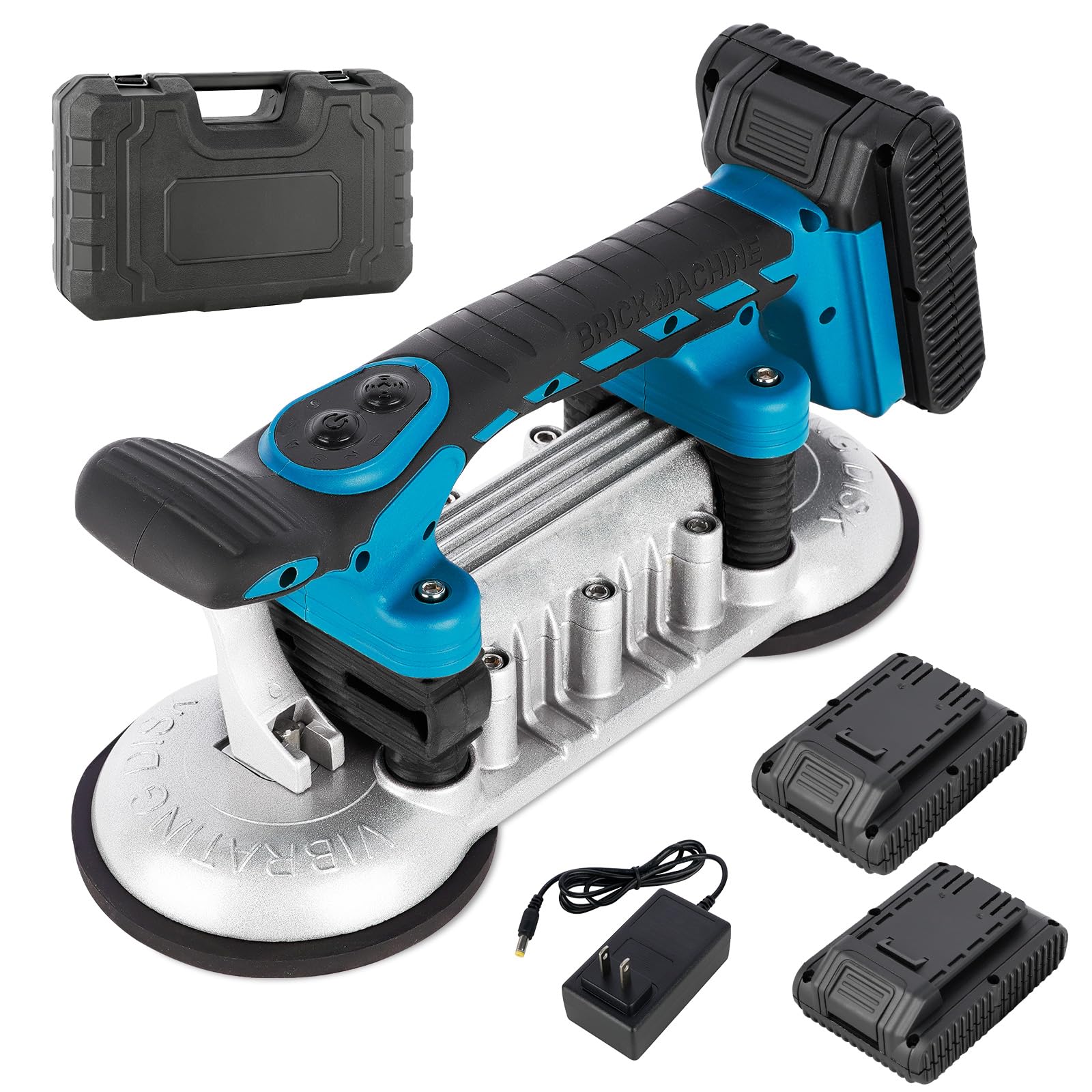SOKO Tile Vibrator Tool - 6 Speed Adjustable Vibration Machine with Double Suction Cups for Perfect Tile Installation | Professional Floor & Wall Tile Leveling Tool for Home Renovation & Construction Projects