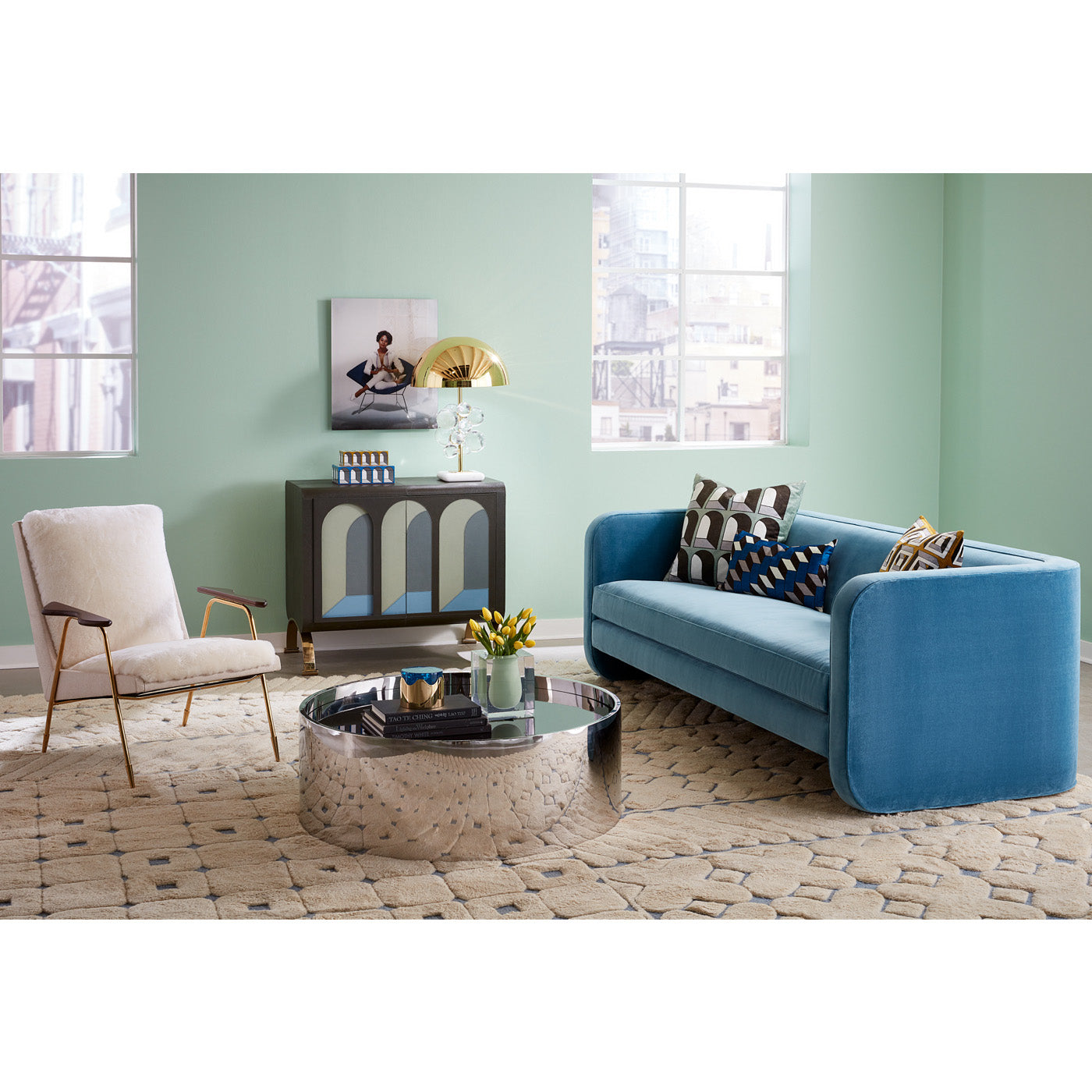 Stylish Alphaville Cocktail Table - Modern Coffee Table for Living Room, Lounge & Bar - Perfect for Entertaining Guests & Home Decor