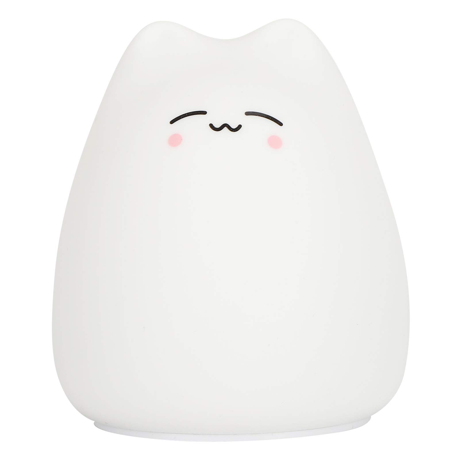 7-Color LED Table Lamp - Mini Silicone Night Light for Kids Bedroom, Eye Protection & Mood Lighting | Perfect for Nursery, Study Room & Bedside Reading