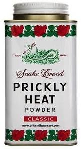 Snake Brand Prickly Heat Cooling Powder for Heat Rash Relief - 140g Classic Talcum Powder | Soothes & Refreshes Skin for Summer, Sports & Outdoor Activities