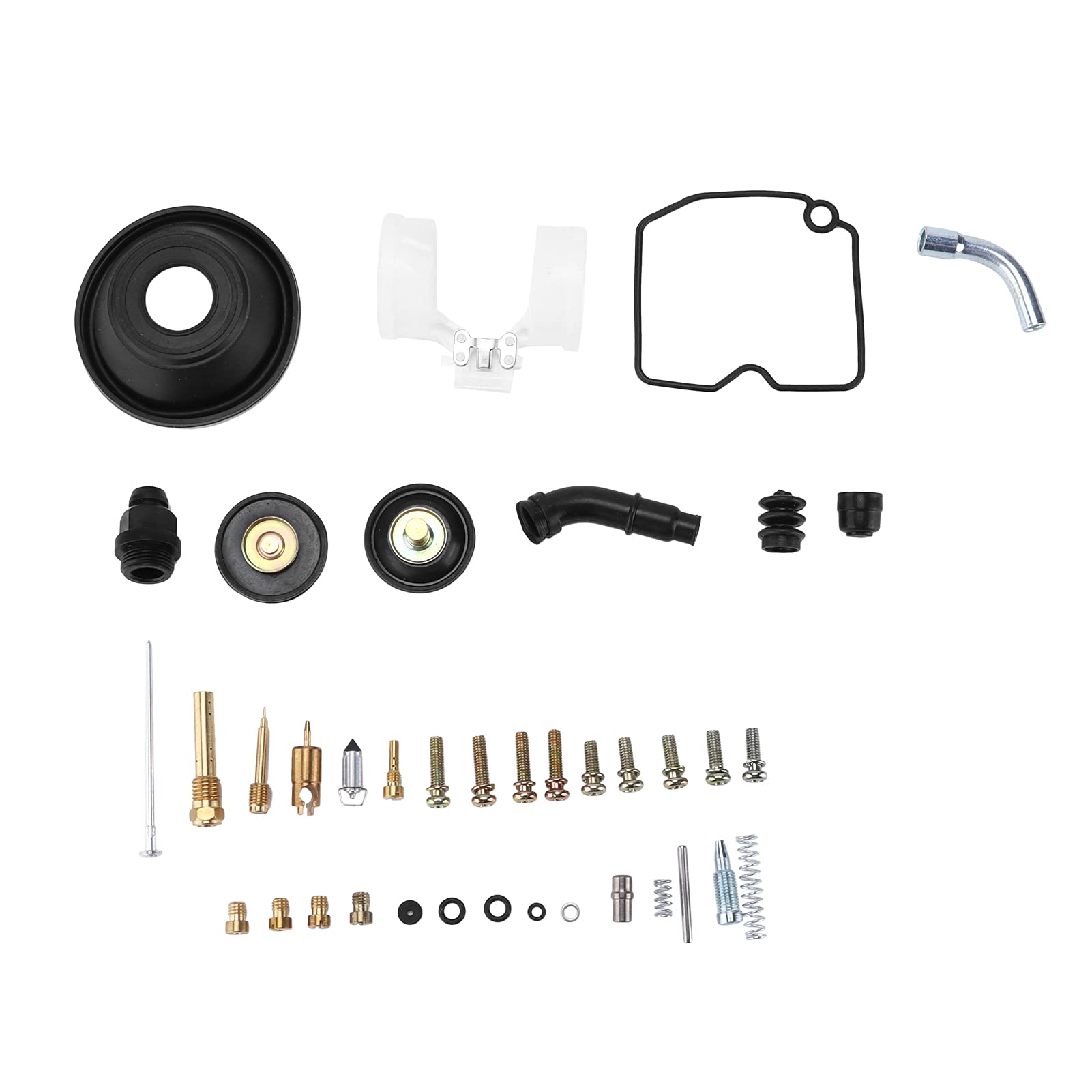 Keihin Carburetor Rebuild Kit for Vulcan VN800 (1995-2006) - 39pcs Motorcycle Carb Repair Kit with Rubber & Metal Parts - Perfect for Carburetor Maintenance & Performance Restoration