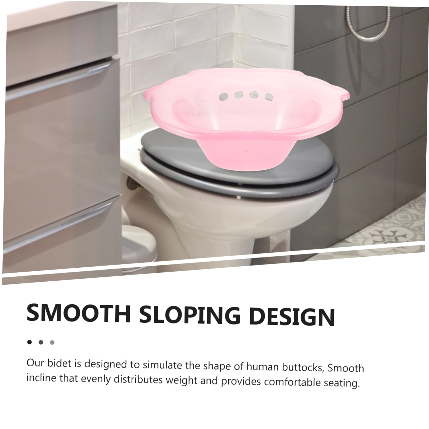 Portable Perineal Soaking Bath Tub for Hemorrhoid Relief & Postpartum Care - Bidet Sitz Bath Basin with Comfortable Semicup Design | Ideal for Post-Surgery Recovery, Postpartum Hygiene & Daily Personal Cleansing