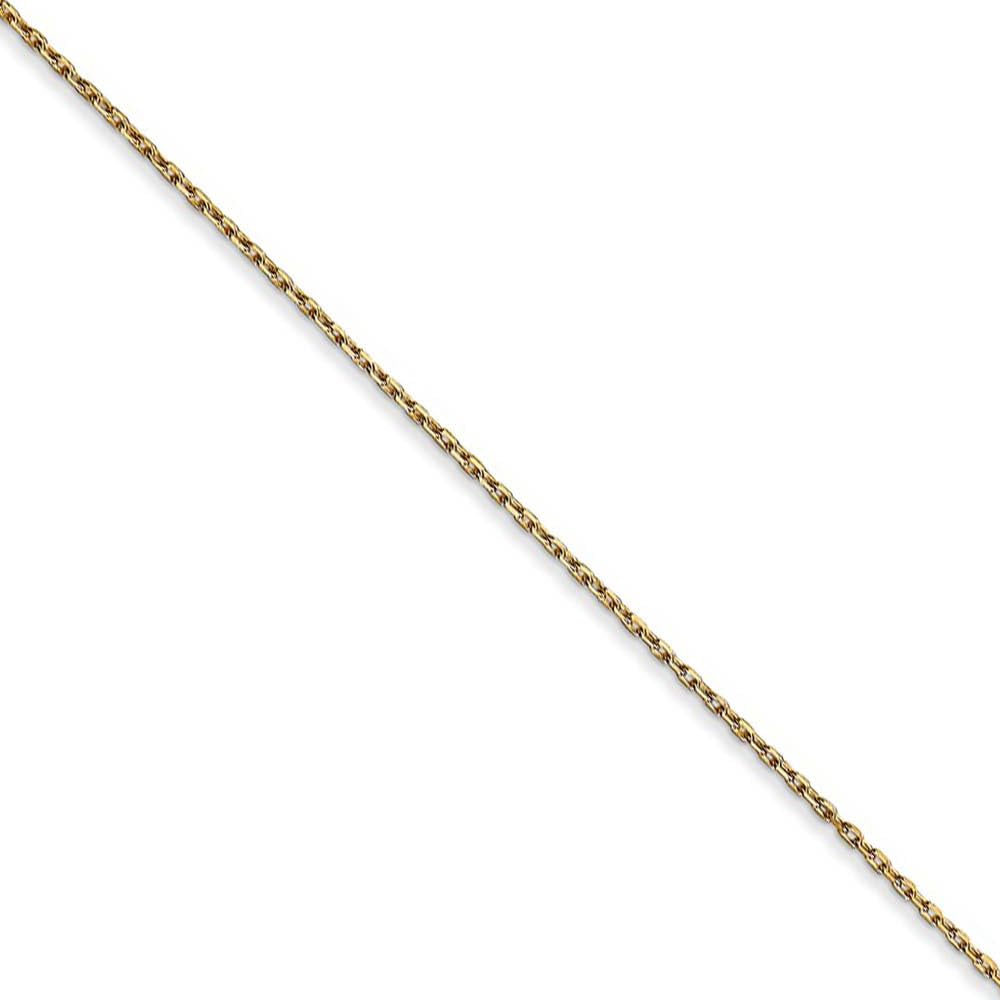 14k Yellow Gold Wake Forest University 'WF' Logo Necklace - The Black Bow - Perfect for Graduation, Alumni Gifts & Campus Spirit