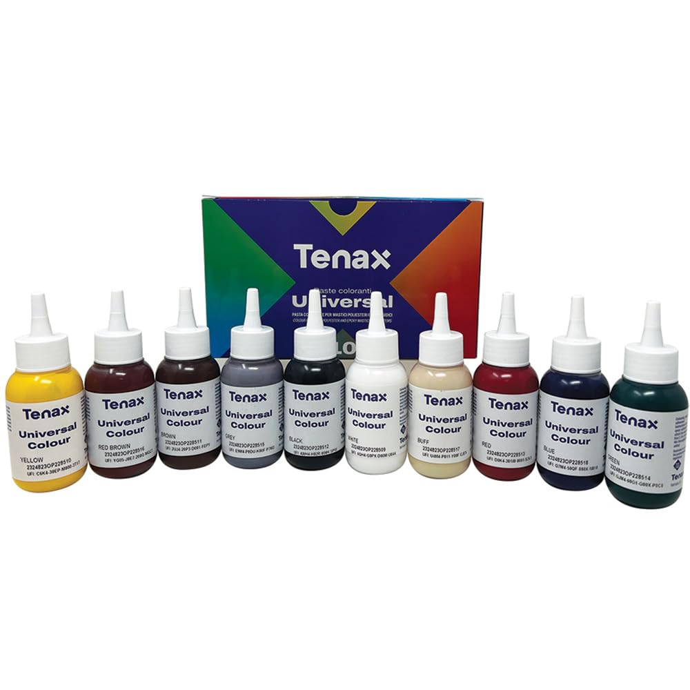 Tenax 10-Piece Universal Coloring Kit for Artists & Hobbyists - Perfect for Adult Coloring Books, DIY Crafts & Art Projects