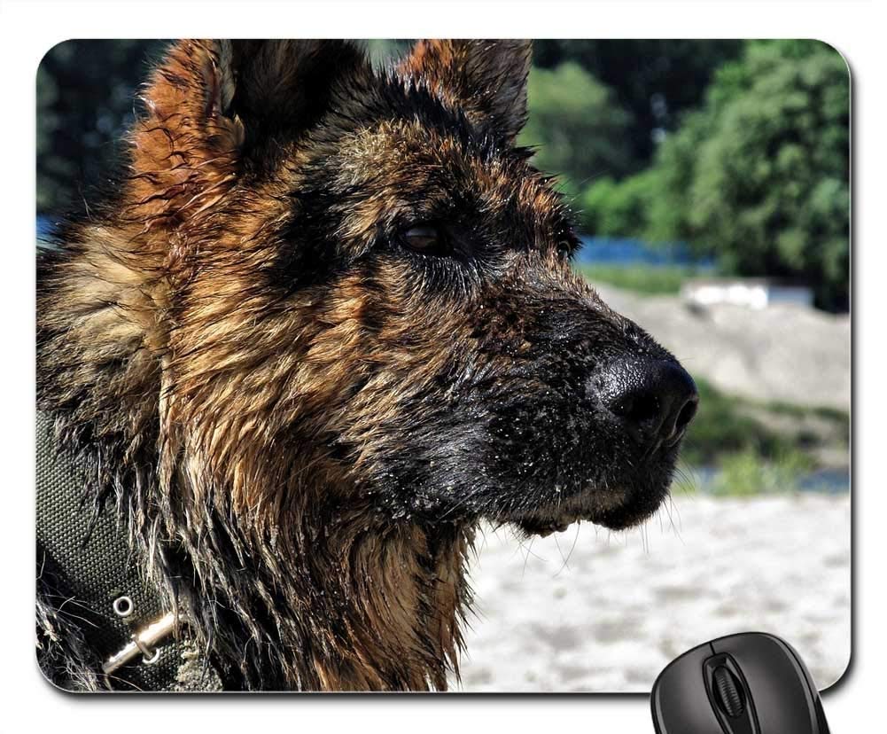 Premium Gaming Mouse Pad with Non-Slip Base - Large Mouse Mat for PC & Laptop - Perfect for Gamers, Office Work & Home Use | German Shepherd Design