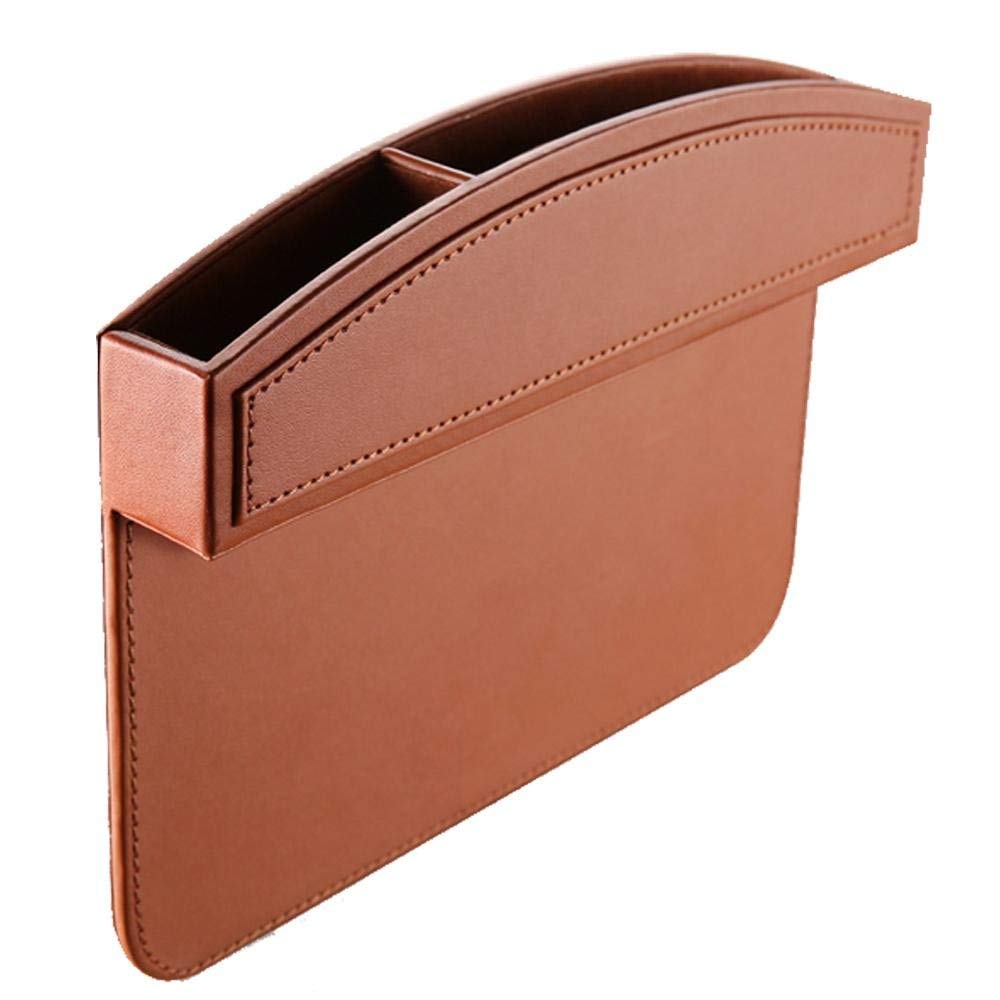 WEWESALE Car Seat Gap Filler - Premium Car Pocket Organizer with 2 Thickened Slots | Seat Console Gap Filler & Side Catcher Caddy for Keys, Phones, Wallets | Perfect for SUVs, Sedans & Road Trips