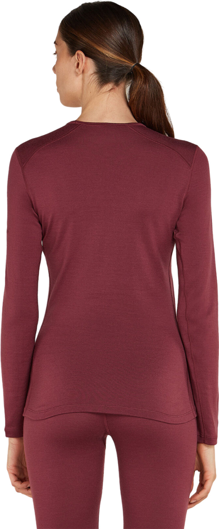 260 Tech Merino Long Sleeve Crewe Thermal Top for Women - Soft Wool Base Layer for Hiking, Skiing & Winter Outdoor Activities