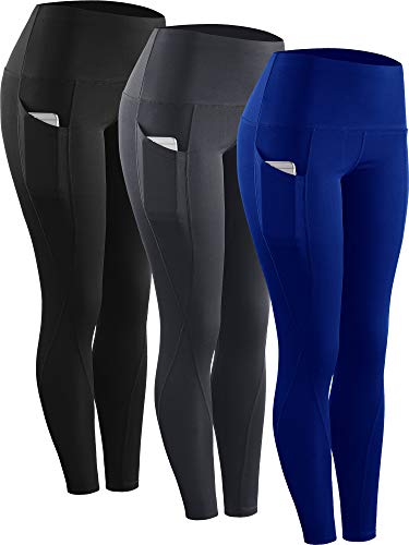 9017 Yoga Pant 3 Pack:black/Grey/Blue