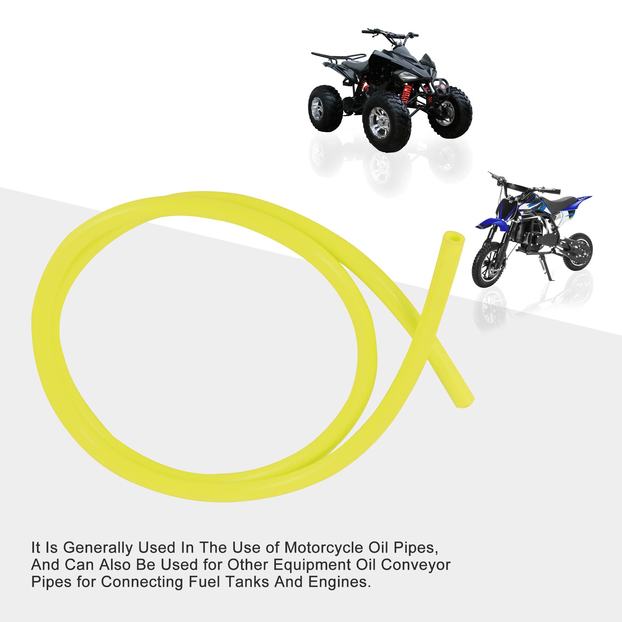 Goofit Yellow Carburetor Fuel Vent Hose - Compatible with ATV, Dirt Bike, Go Kart, Moped & Pocket Bike - Durable Fuel Line Replacement for Off-Road Vehicles & Small Engine Applications