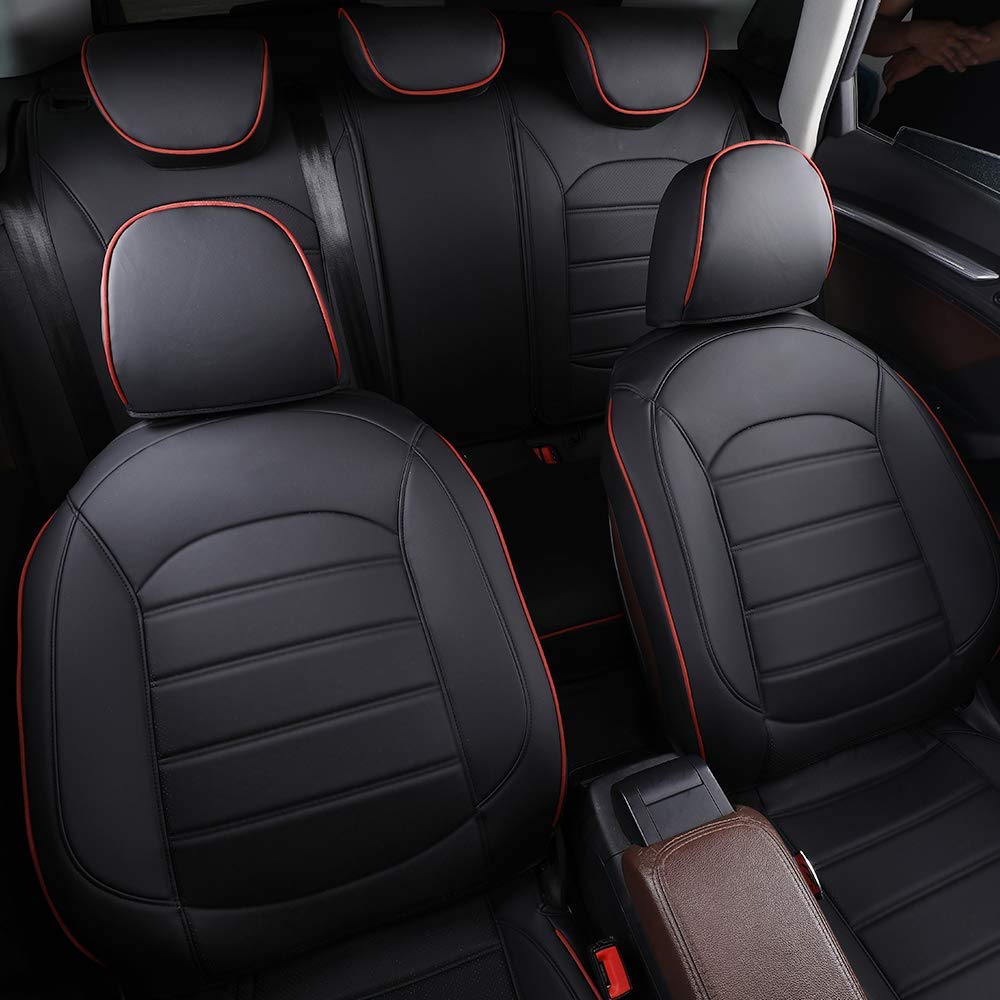 Premium Genuine Leather Car Seat Covers Full Set for Subaru Legacy 2004 - Front & Rear Seats with Airbag Compatibility | Ultimate Comfort & Protection for Daily Commutes & Road Trips