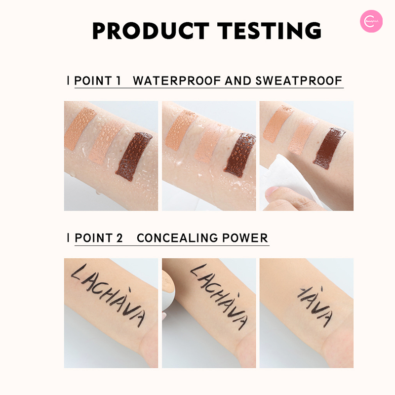 LACHAVA Full Coverage Face & Body Concealer - Waterproof & Long Lasting Makeup for Dark Circles, Acne & Tattoos - Perfect for Daily Use & Special Occasions