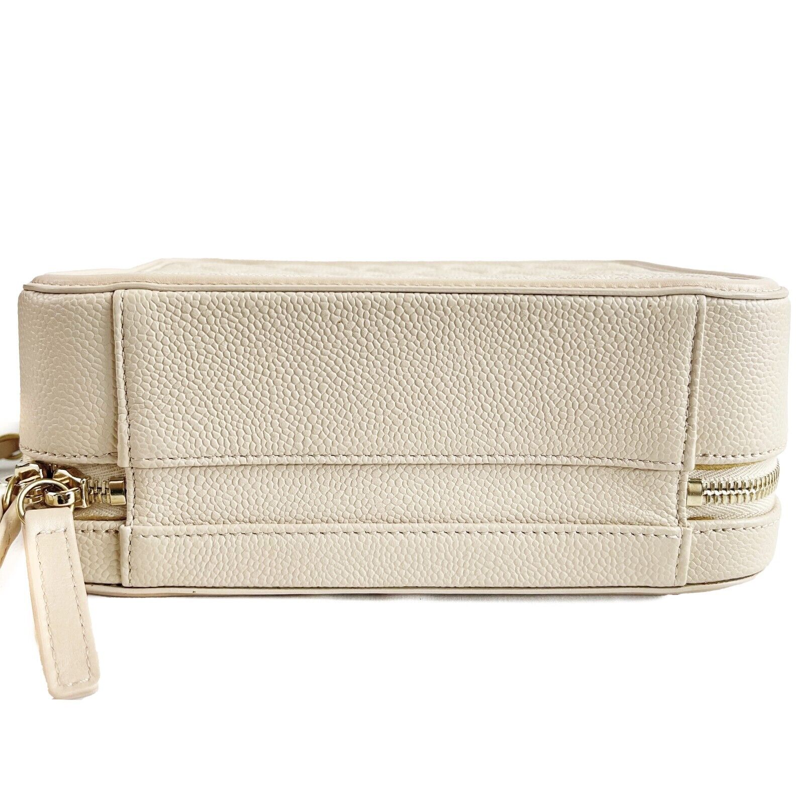Chanel Excellent CC Filigree Vanity Case Medium Pink Beige Crossbody Handbag - Luxury Designer Shoulder Bag for Women, Perfect for Parties, Dates & Special Occasions