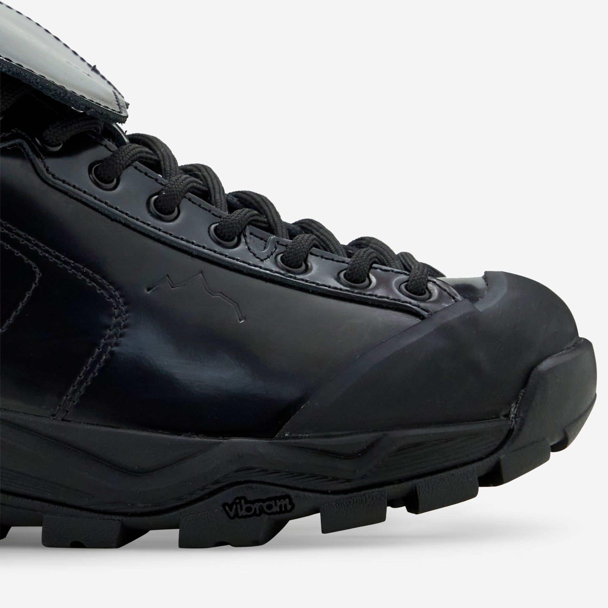 Diemme x Movida Calcio Black Patent Leather Sneakers - Men's Fashion Casual Shoes for Urban Streetwear & Night Out