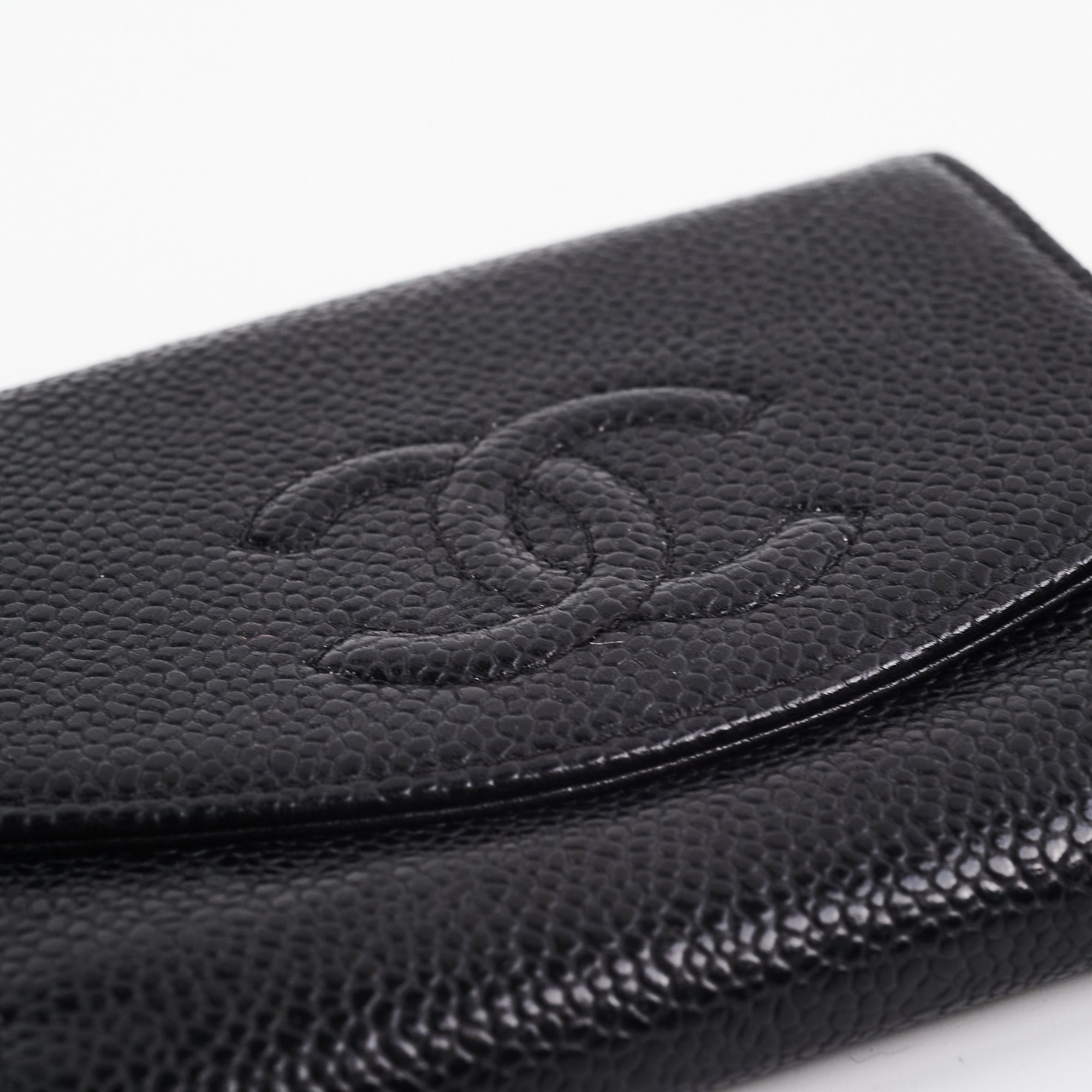 Chanel Caviar Timeless Wallet Black - Luxury Leather Wallet for Women - Perfect for Everyday Use & Special Occasions