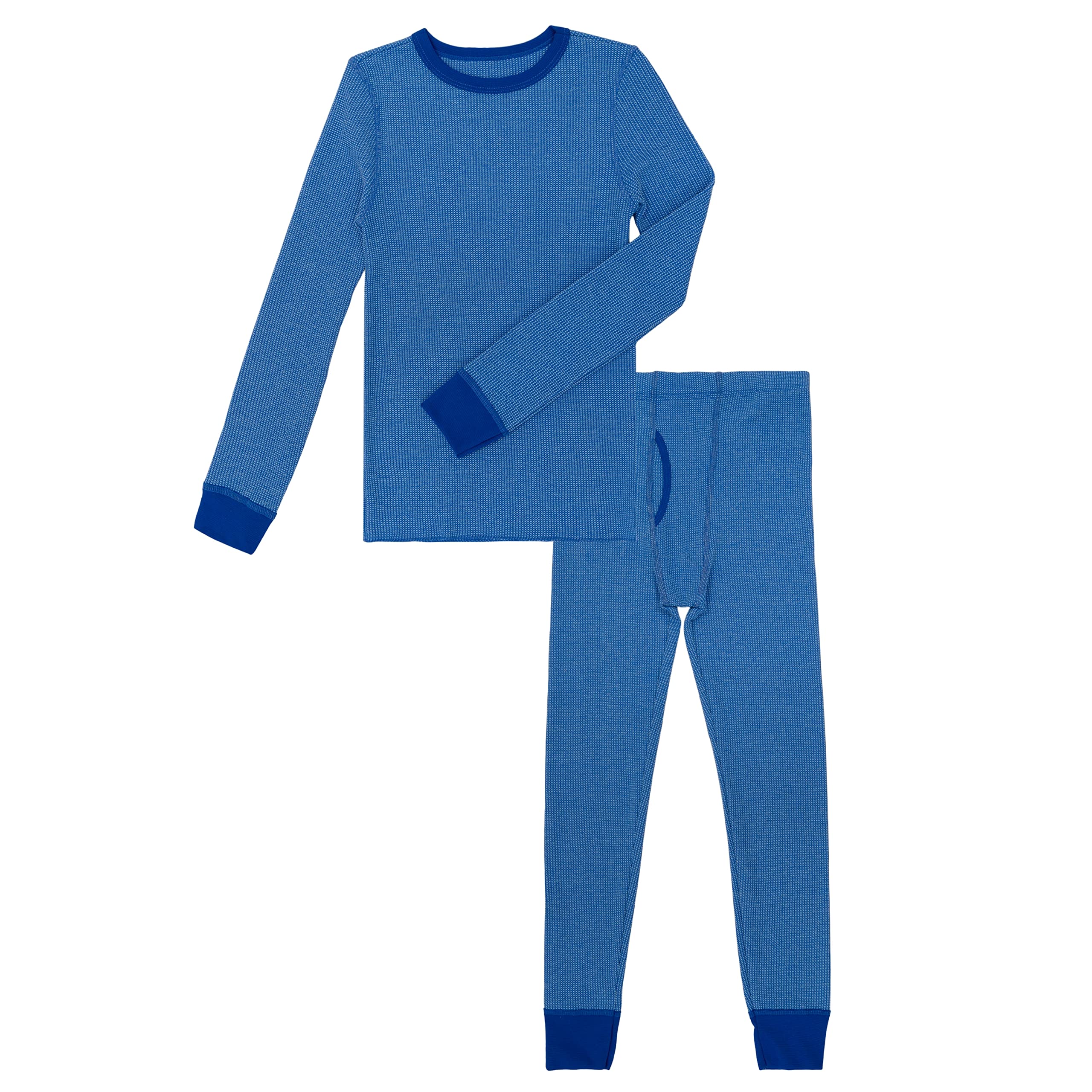 Fruit of the Loom Boys' Premium Thermal Waffle Underwear Set - 2-Pack Warm Winter Base Layer for Kids - Perfect for Cold Weather, Outdoor Activities & School Days