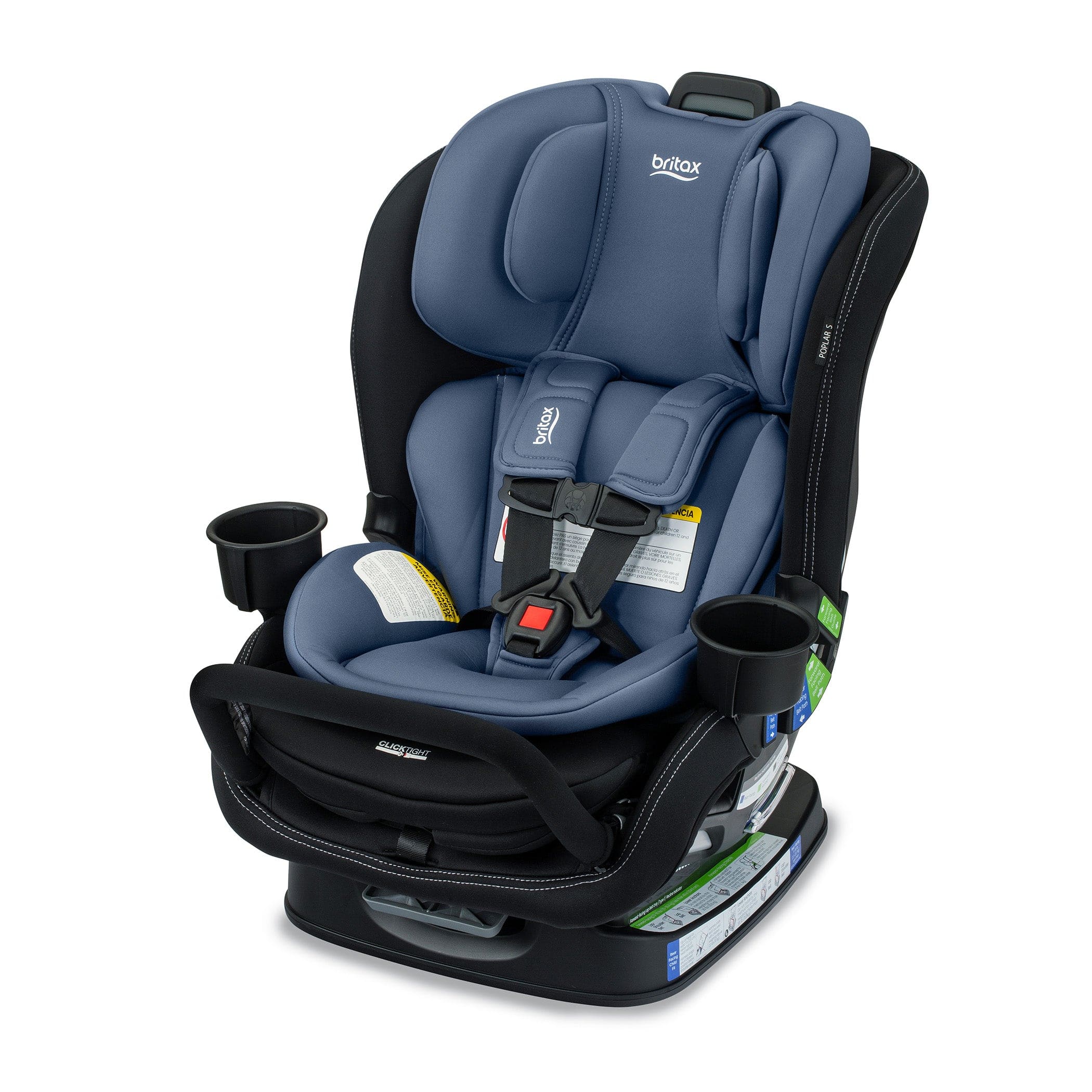 Britax Poplar S Convertible Car Seat - Safe & Comfortable for Infants to Toddlers (5-65 lbs) | Rear & Forward Facing | Easy Installation | Perfect for Family Travel & Daily Commute