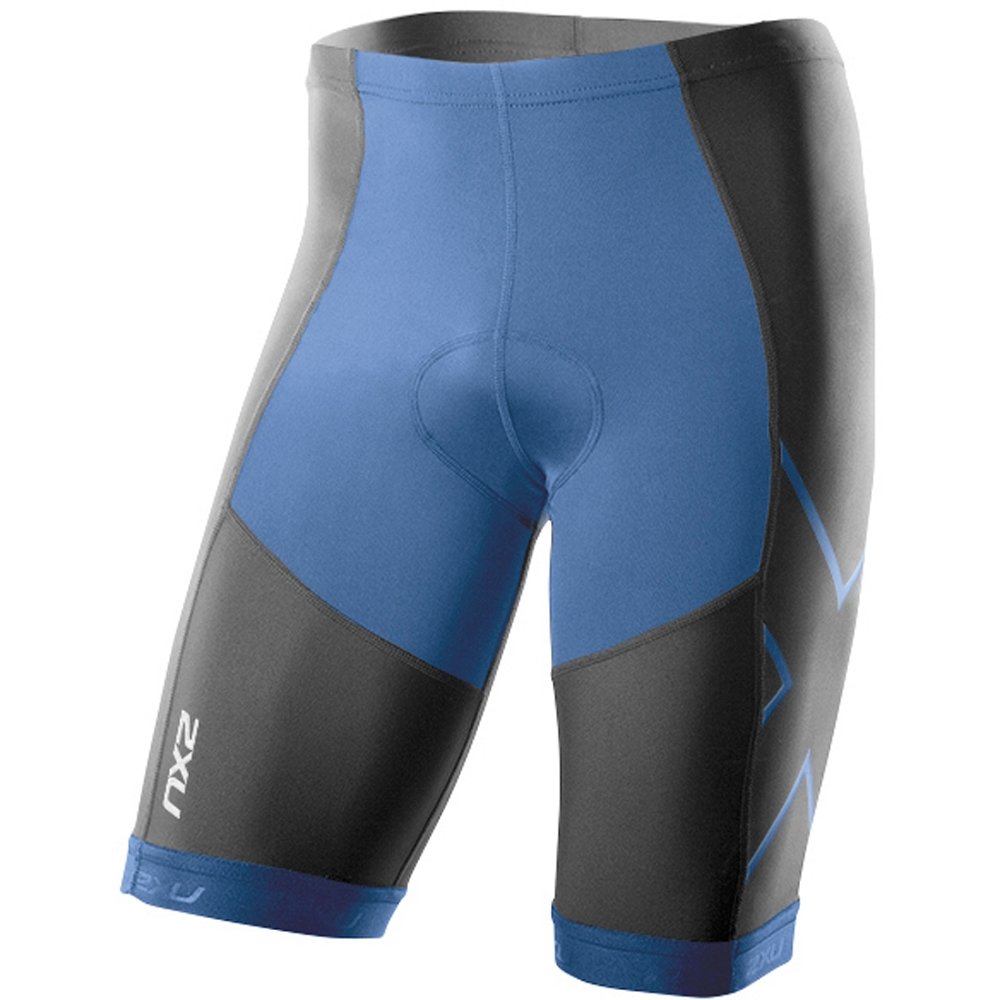 2XU Men's Perform Compression Tri Shorts - High-Performance Workout & Triathlon Shorts for Running, Cycling & Training - Moisture-Wicking & Breathable Activewear