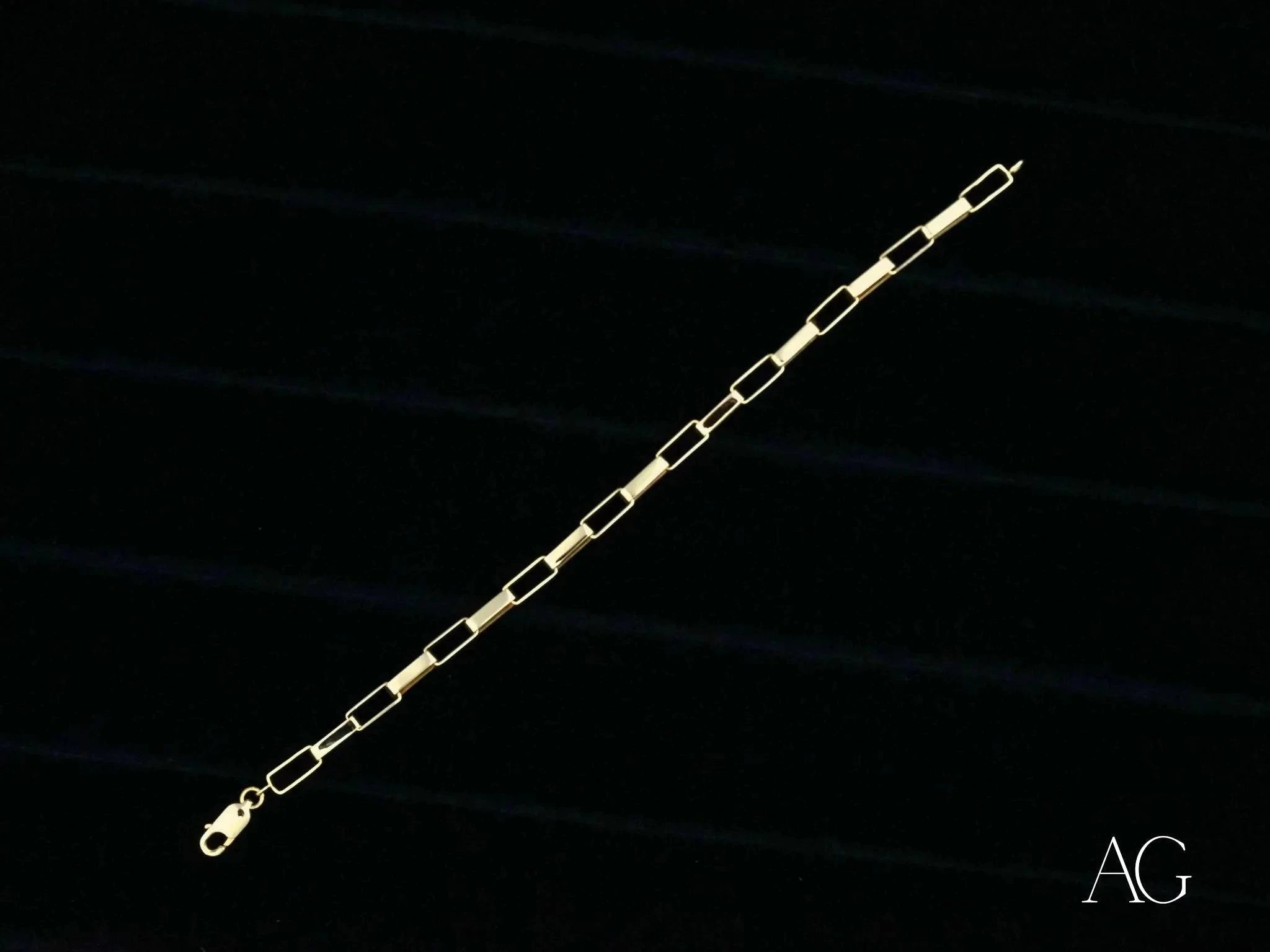 Elegant 18K Solid Gold Kids Bracelet - Classic & Durable Jewelry for Children's Birthday, Baptism & Special Occasions