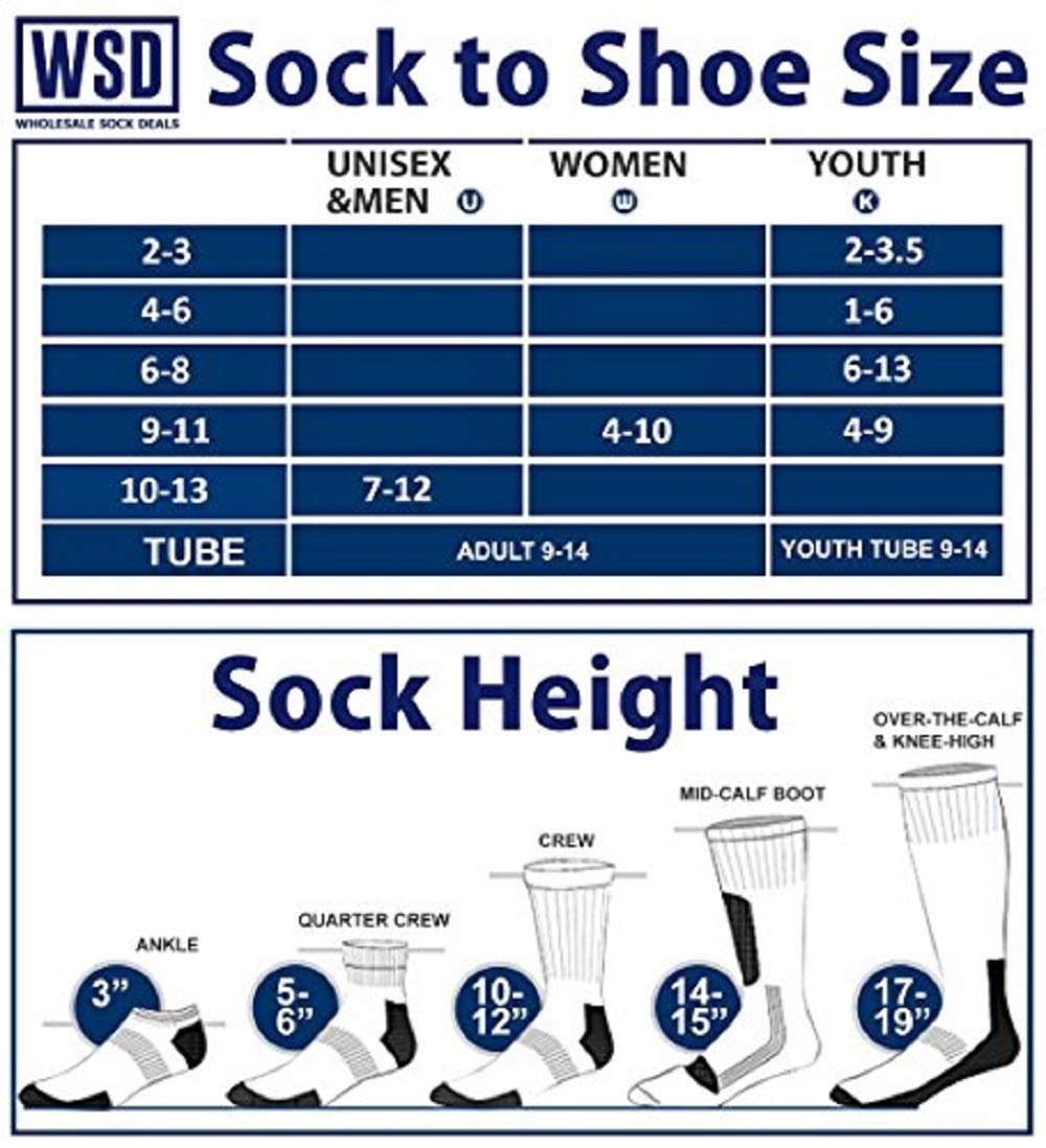 Yacht & Smith Kids Ankle Athletic Sports Socks - Bulk Pack Wholesale (12 Pairs) - Breathable Cotton Crew Socks for Boys & Girls - Perfect for Running, Soccer, Basketball & School Activities