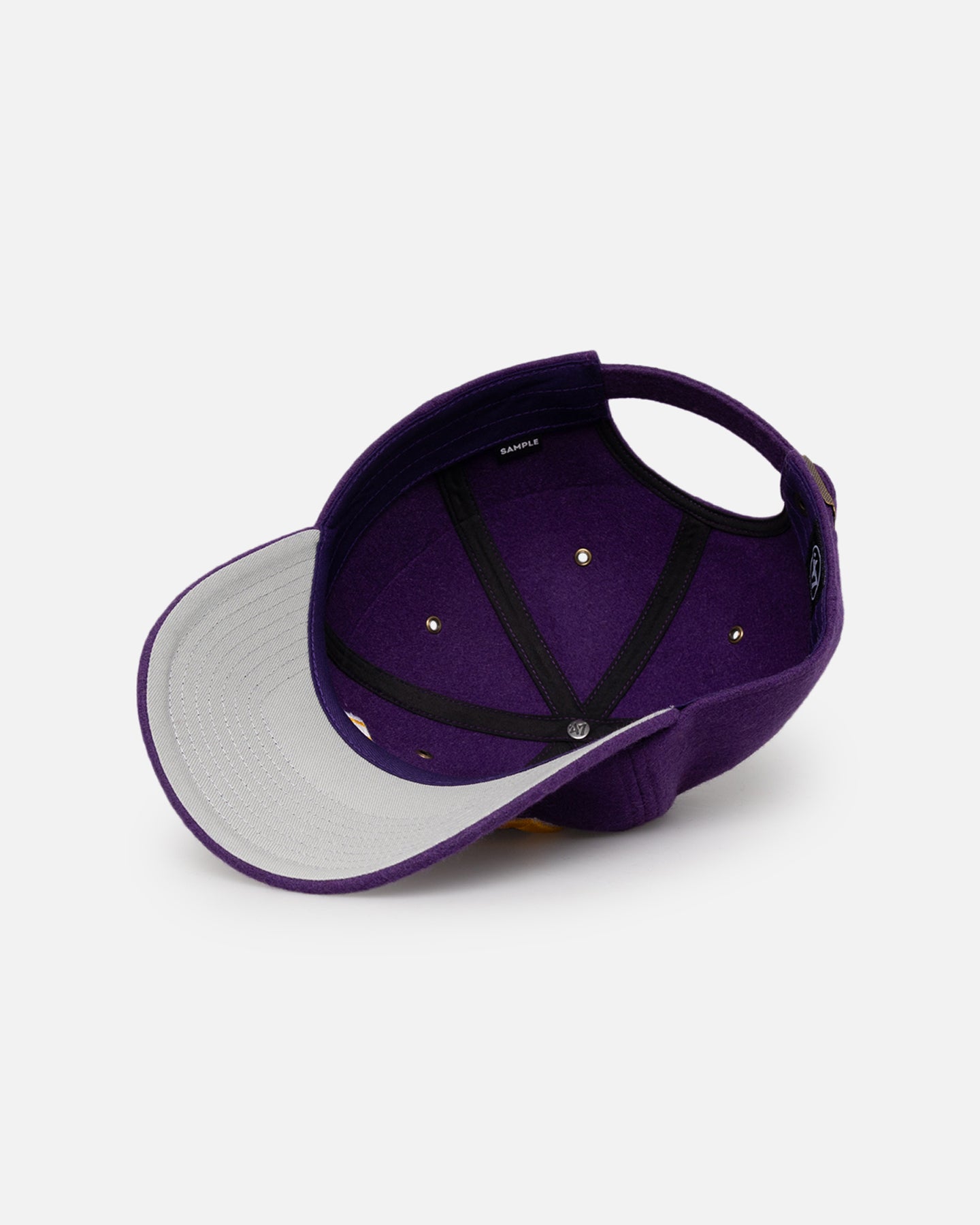 47 Brand LSU Tigers Wool Snapback Hat - Purple Adjustable Strapback for Men & Women | Perfect for Game Day, Tailgating & Casual Wear