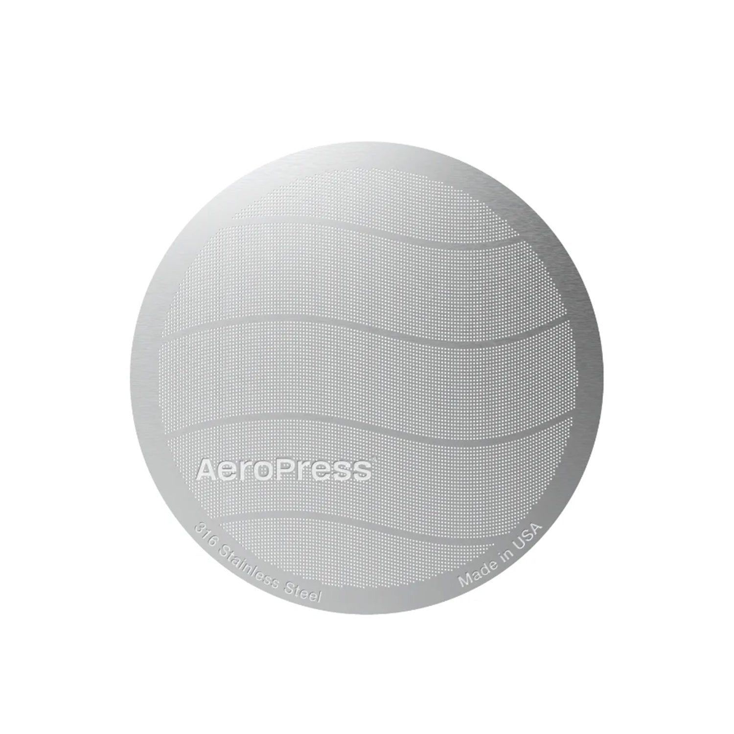 AeroPress Stainless Steel Reusable Coffee Filter - Durable & Eco-Friendly for Espresso, Cold Brew & Travel Camping Use