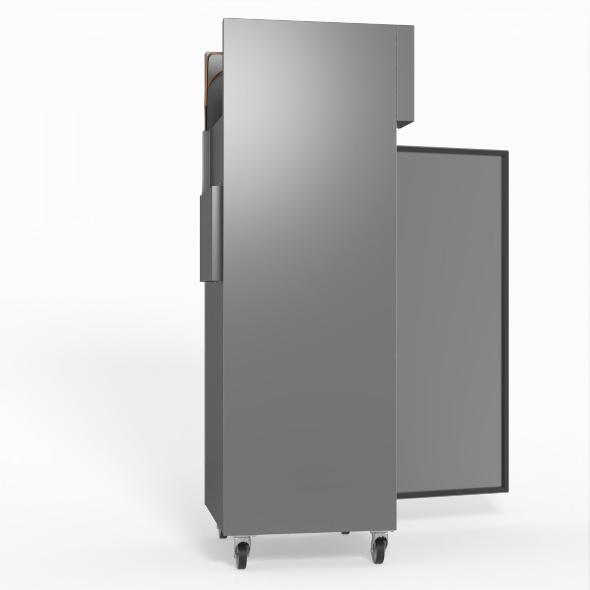 AG 429 Litre Stainless Steel Upright Freezer - Single Door Commercial Freezer GNX400BT for Restaurants, Grocery Stores & Home Use