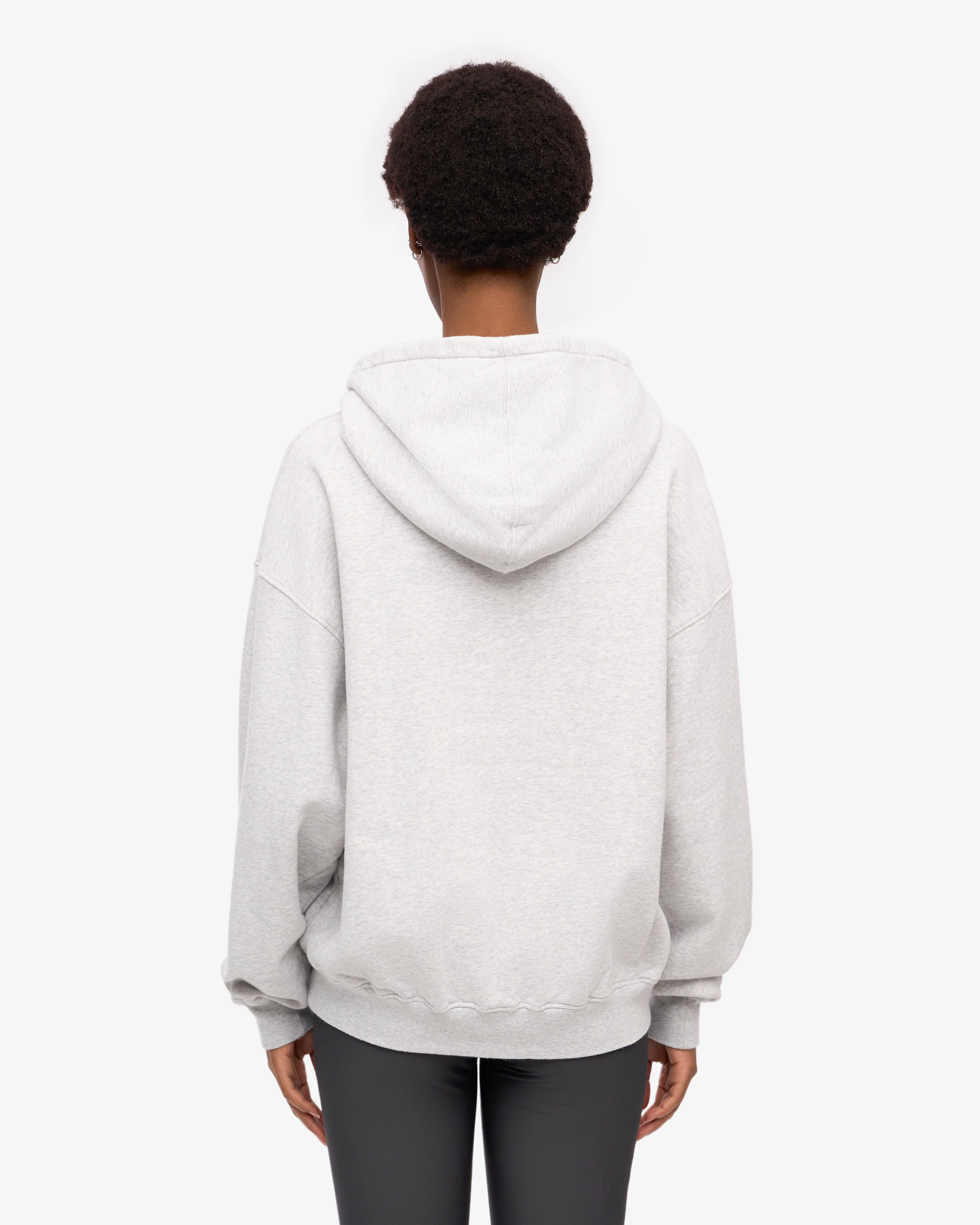Organic Oversized Hoodie - Soft & Cozy Snow Melange Pullover for Men & Women | Perfect for Winter, Casual Wear & Outdoor Activities