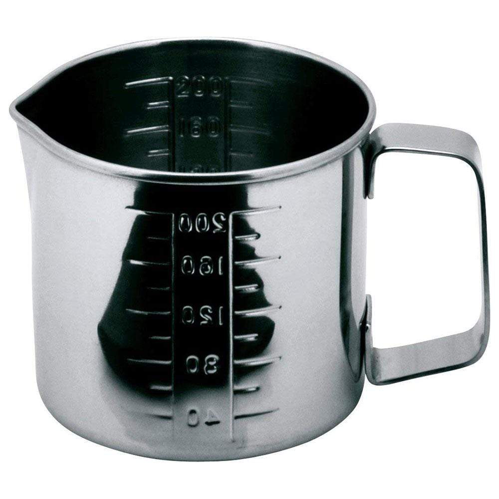 Ichibishi Mitsuwa Stainless Steel Measuring Cup with Spout - 4-Piece Set for Baking, Cooking & Liquid Measurement in Kitchen