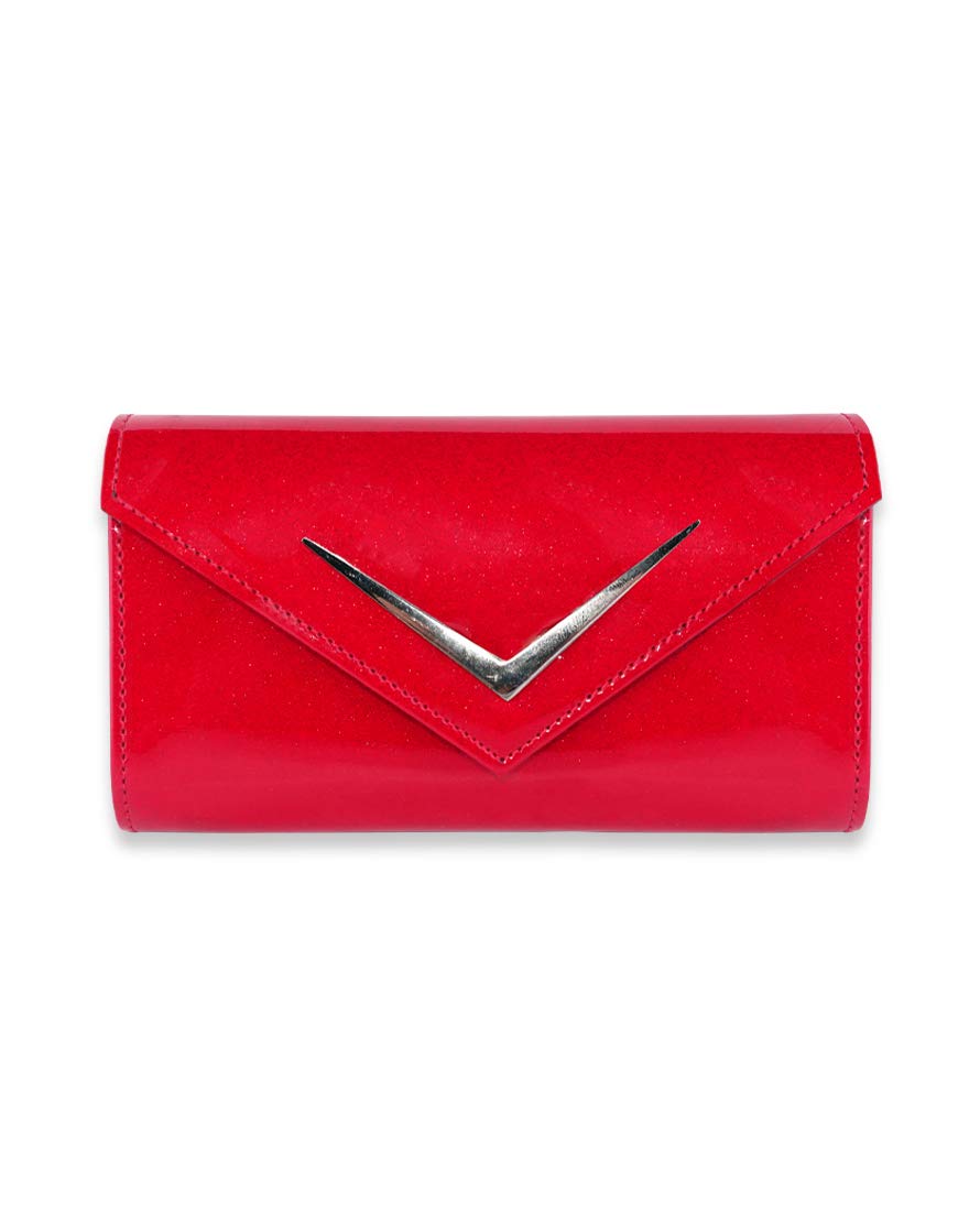 Liquorbrand Women's Vintage Inspired Leather Wallet with Chevron Logo - Stylish Crossbody Clutch for Everyday Use, Travel & Night Out