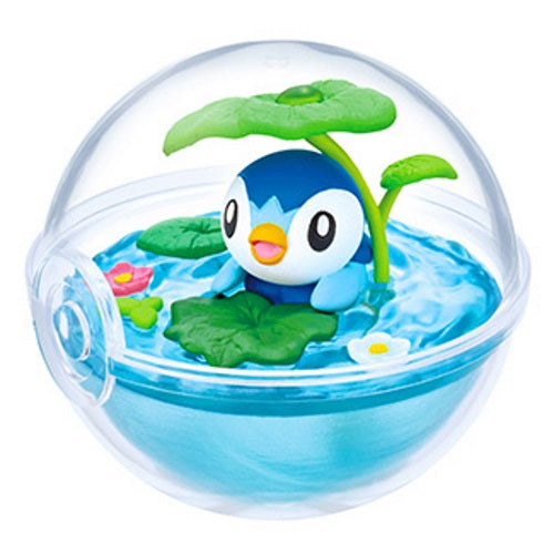 Pokemon Terrarium Collection - 9 Piece Re-ment 2.5 Inch Miniature Figures Set for Home Decor, Office Display, and Gift Giving