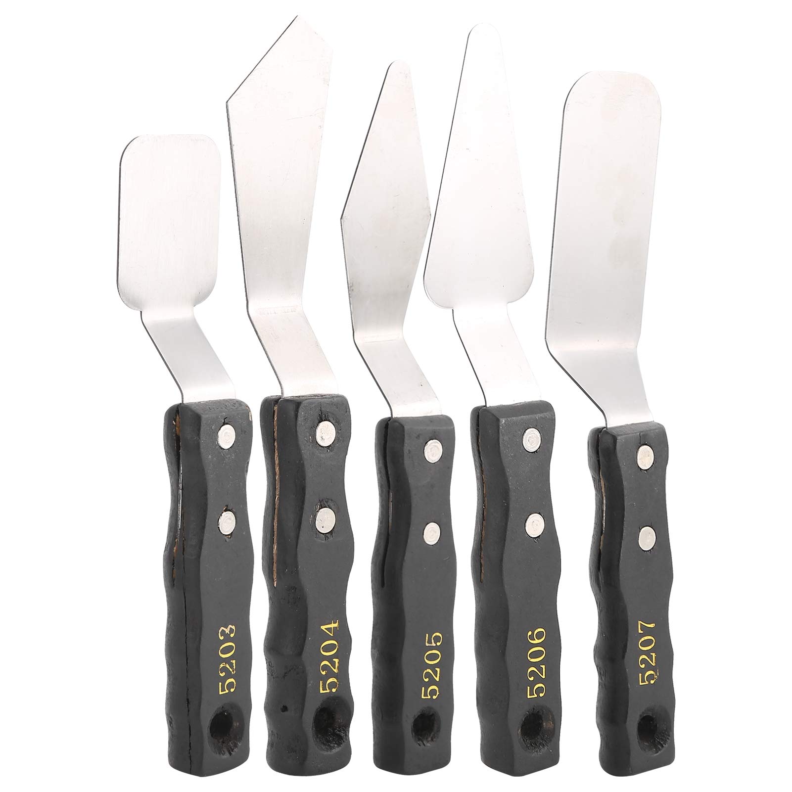 Premium Stainless Steel Palette Knives Set - 12 Pack Artist Paint Knives for Oil, Acrylic & Cake Decorating - Bulk Palette Knives for Professional Artists & Bakers - Perfect for Canvas Painting, Icing & Fondant Work