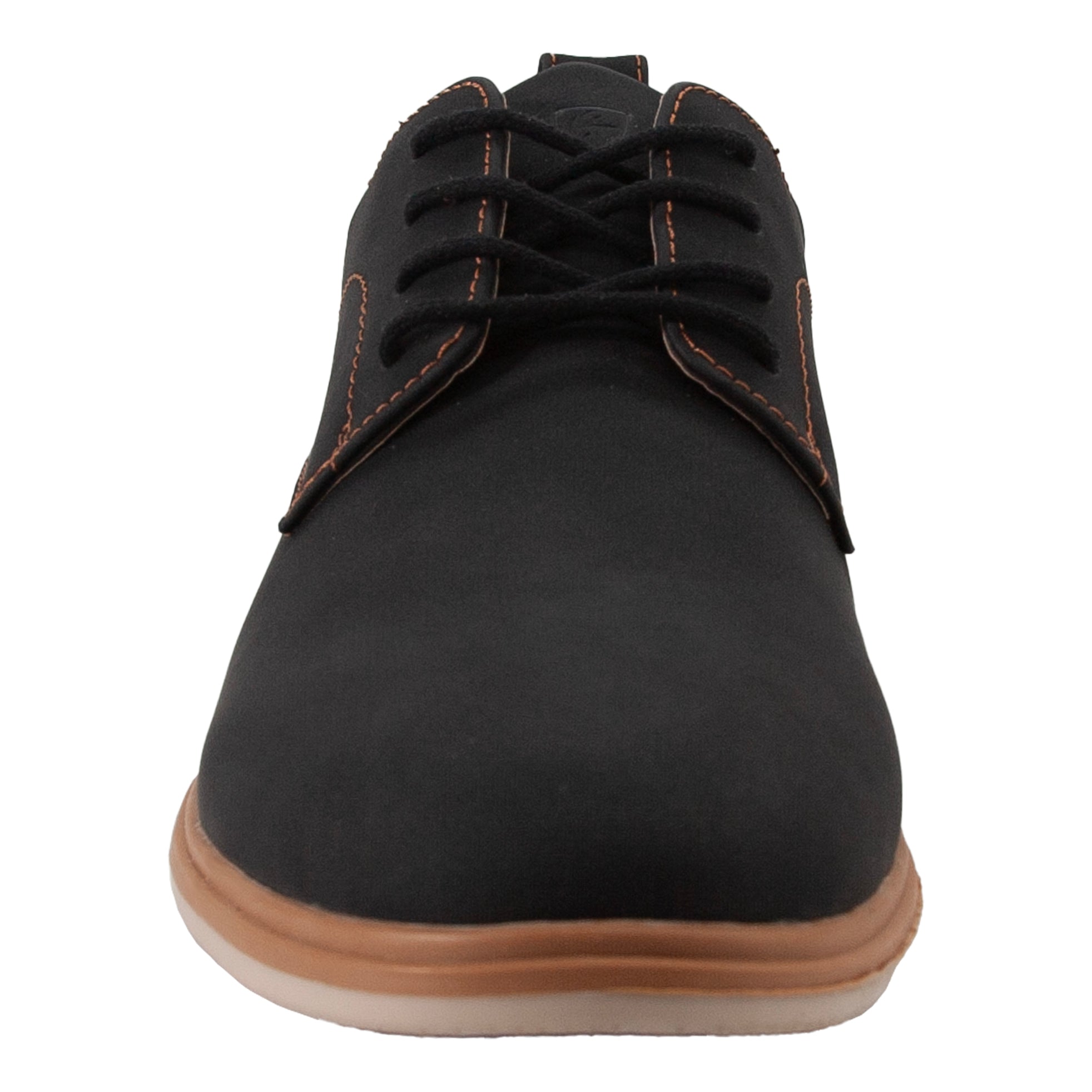Men's Lisbon Black Buffed Leather Shoes - Comfortable & Stylish Footwear for Casual & Office Wear | Perfect for Daily Use, Business Meetings & Social Events