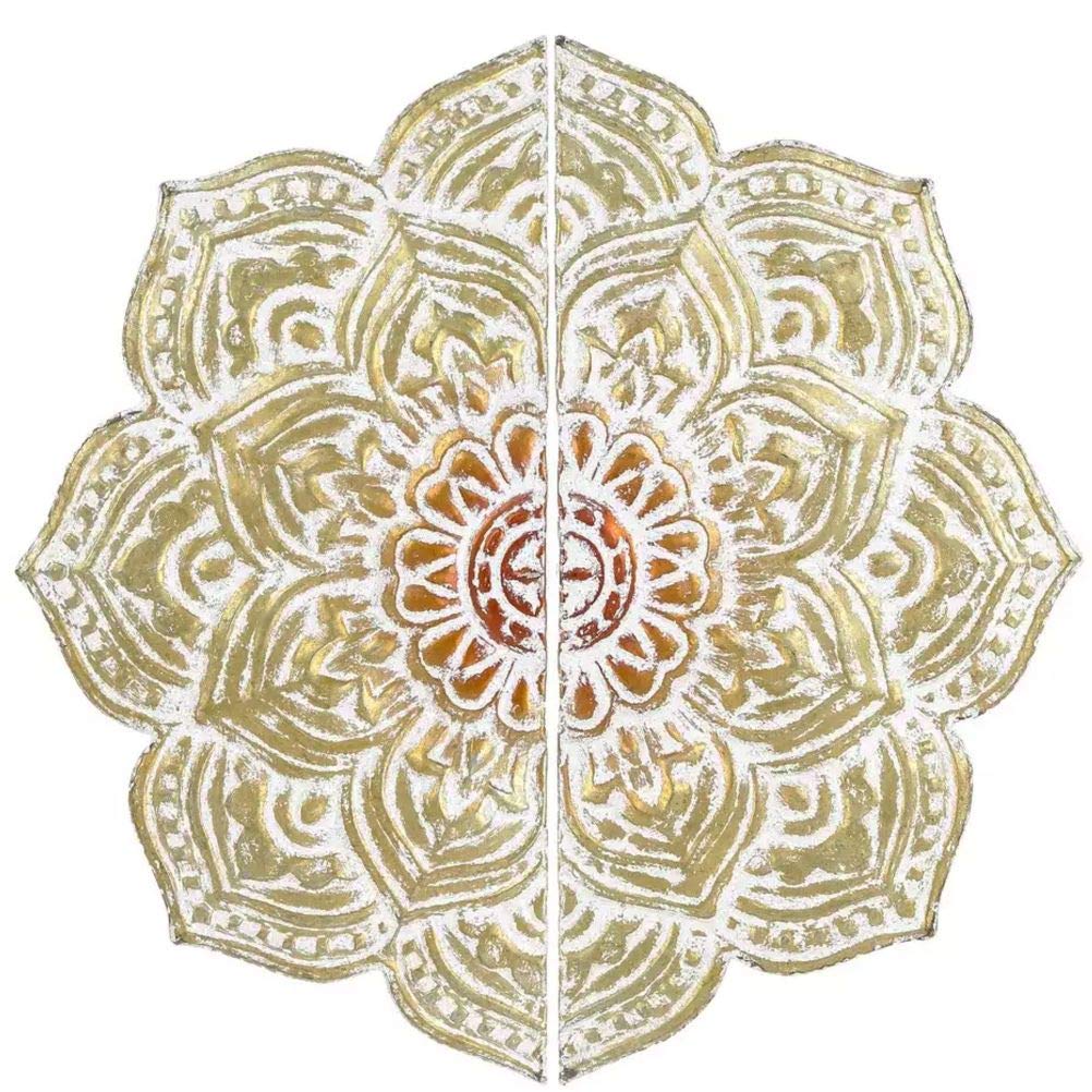 ZEN Embossed Metal Frame - Vintage Decorative Wall Art for Living Room, Bedroom & Office - Perfect for Home Decor and Gift Giving