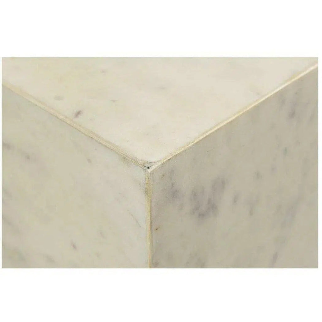 40 Inch White Modern Coffee Table - Stylish Centerpiece for Living Room, Lounge & Office Decor