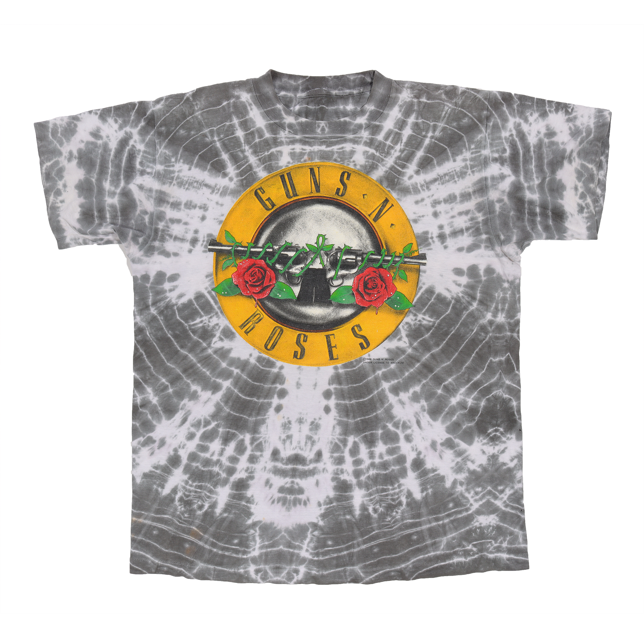 Vintage 1989 Guns N' Roses Tie Dye T-Shirt - Classic Rock Band Tour Tee for Concerts & Casual Wear