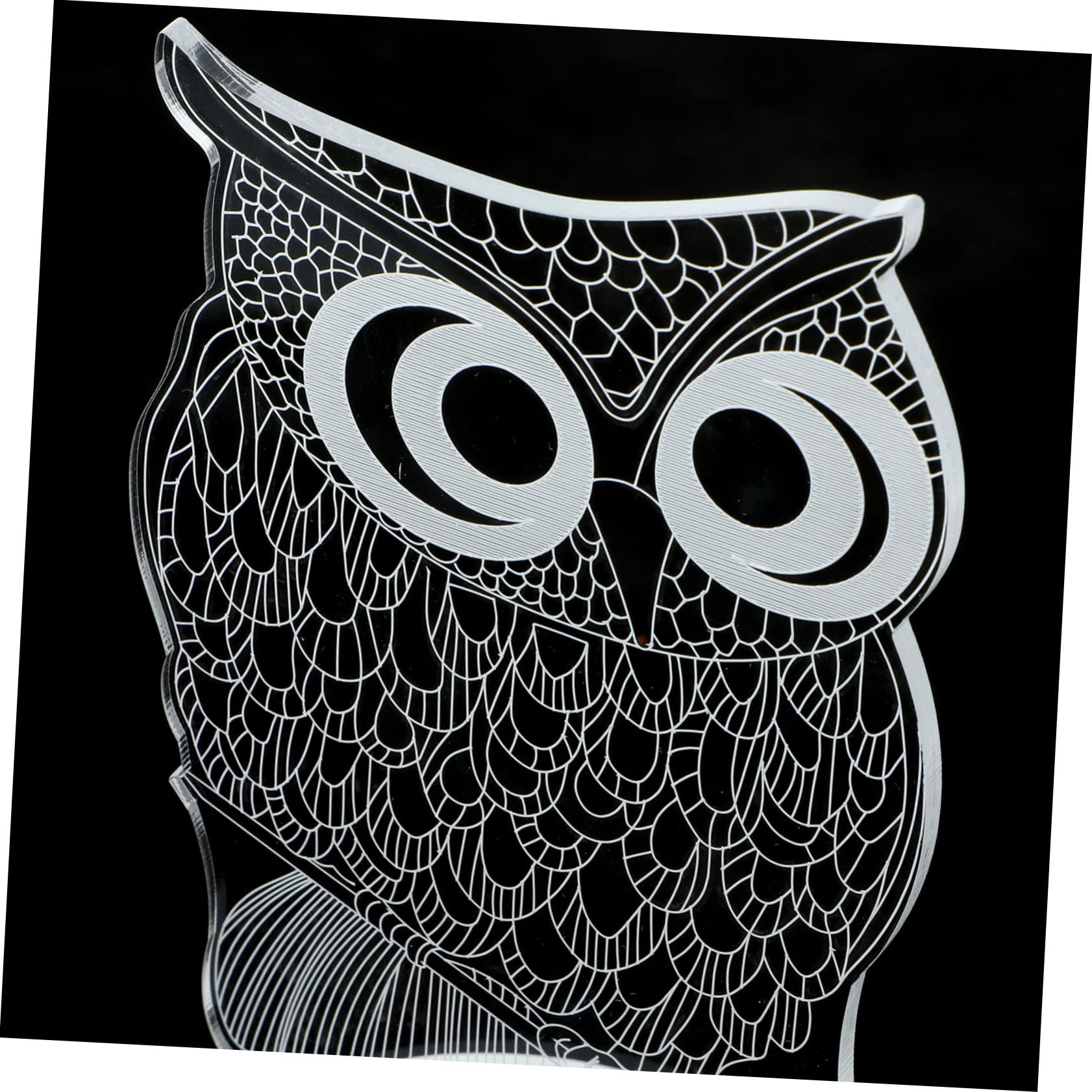 Veemoon 3D Owl Night Light - LED Bedroom Decor for Kids, Boys & Girls - Cute Nursery Lamp for Bedtime, Baby Room, and Kids' Playroom