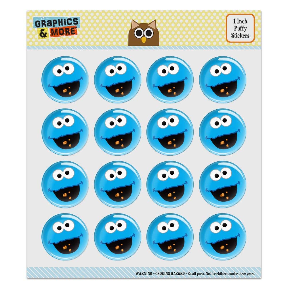 Sesame Street Cookie Monster Stickers for Scrapbooking & Crafts - Fun DIY Projects