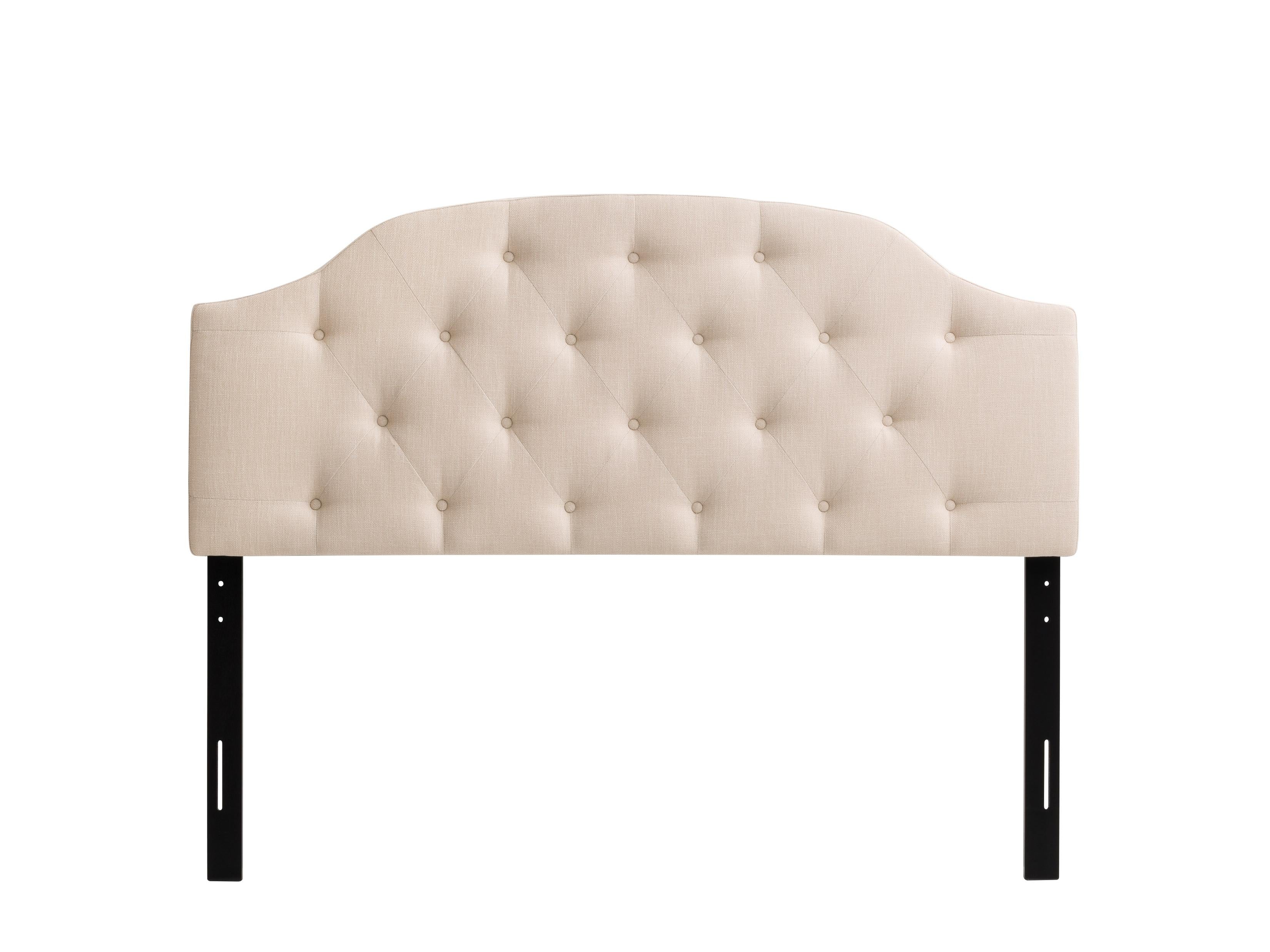 Luxury Diamond Tufted Upholstered Headboard - Queen Size Bed Frame Accent with Button Tufting Design for Master Bedroom Decor | Perfect for Modern, Classic & Glam Home Interiors